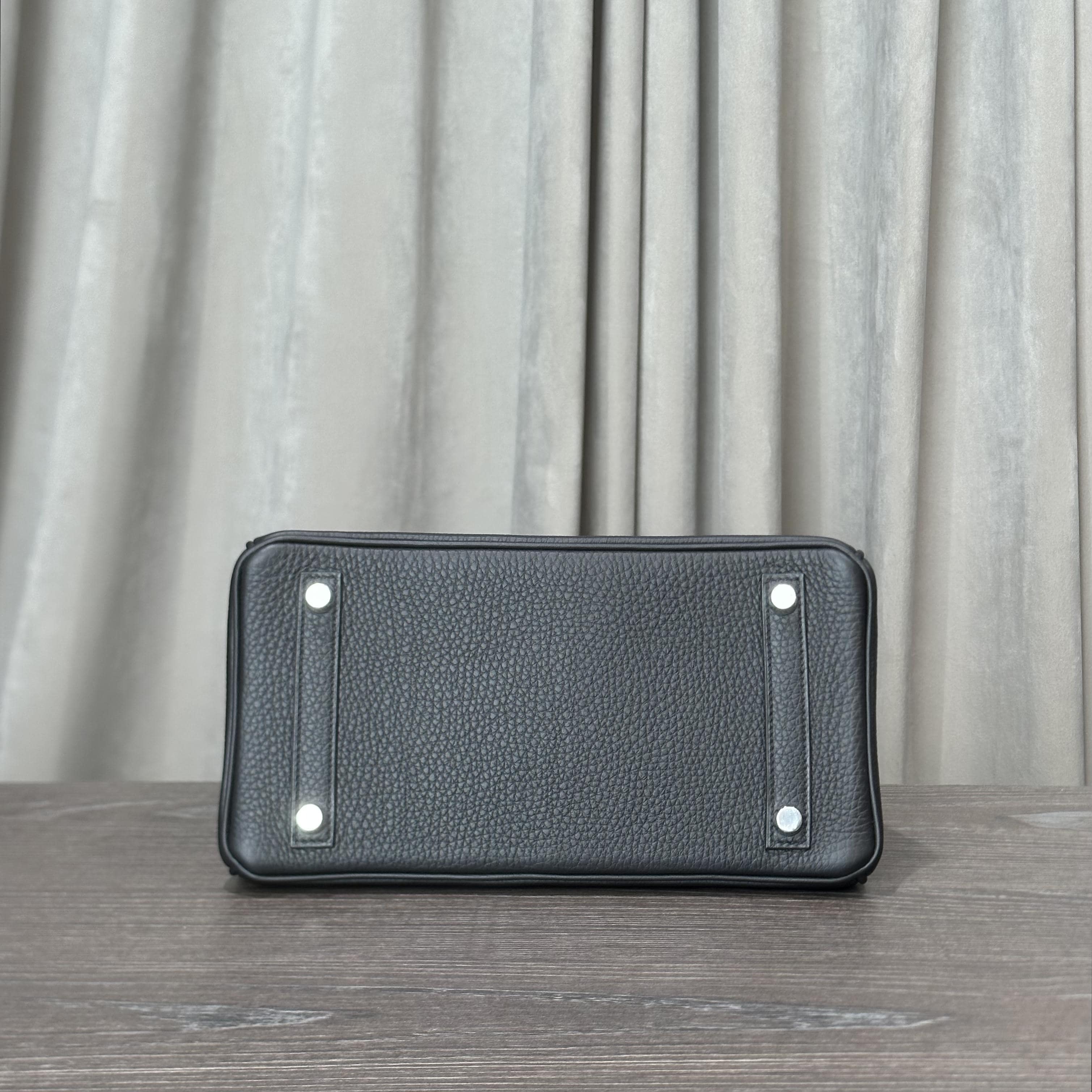 Hermès Noir Birkin 25 Togo Palladium Hardware - Image 6
