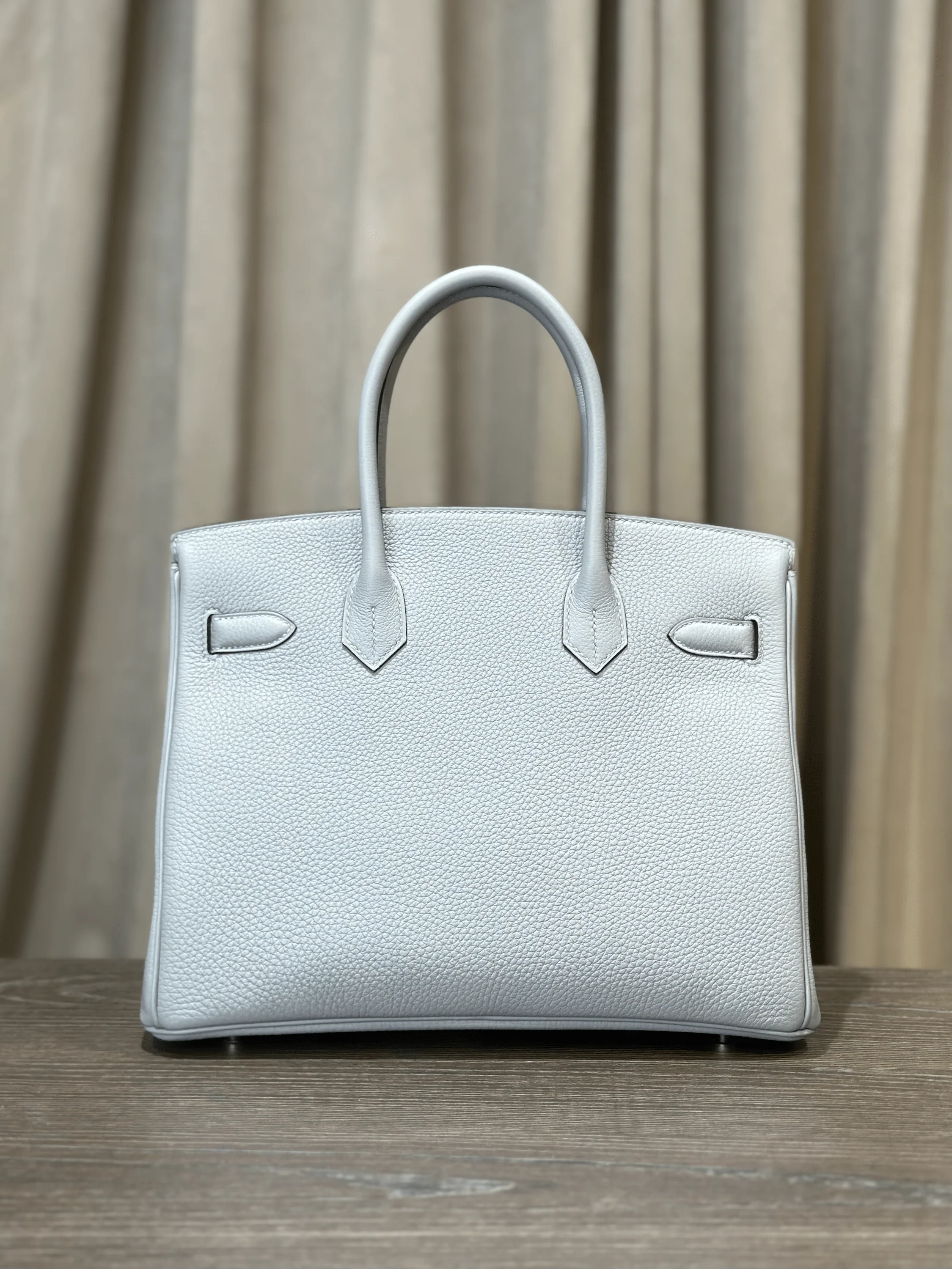 Hermès Gris Pantin Birkin 30 Togo Palladium Hardware - Image 3