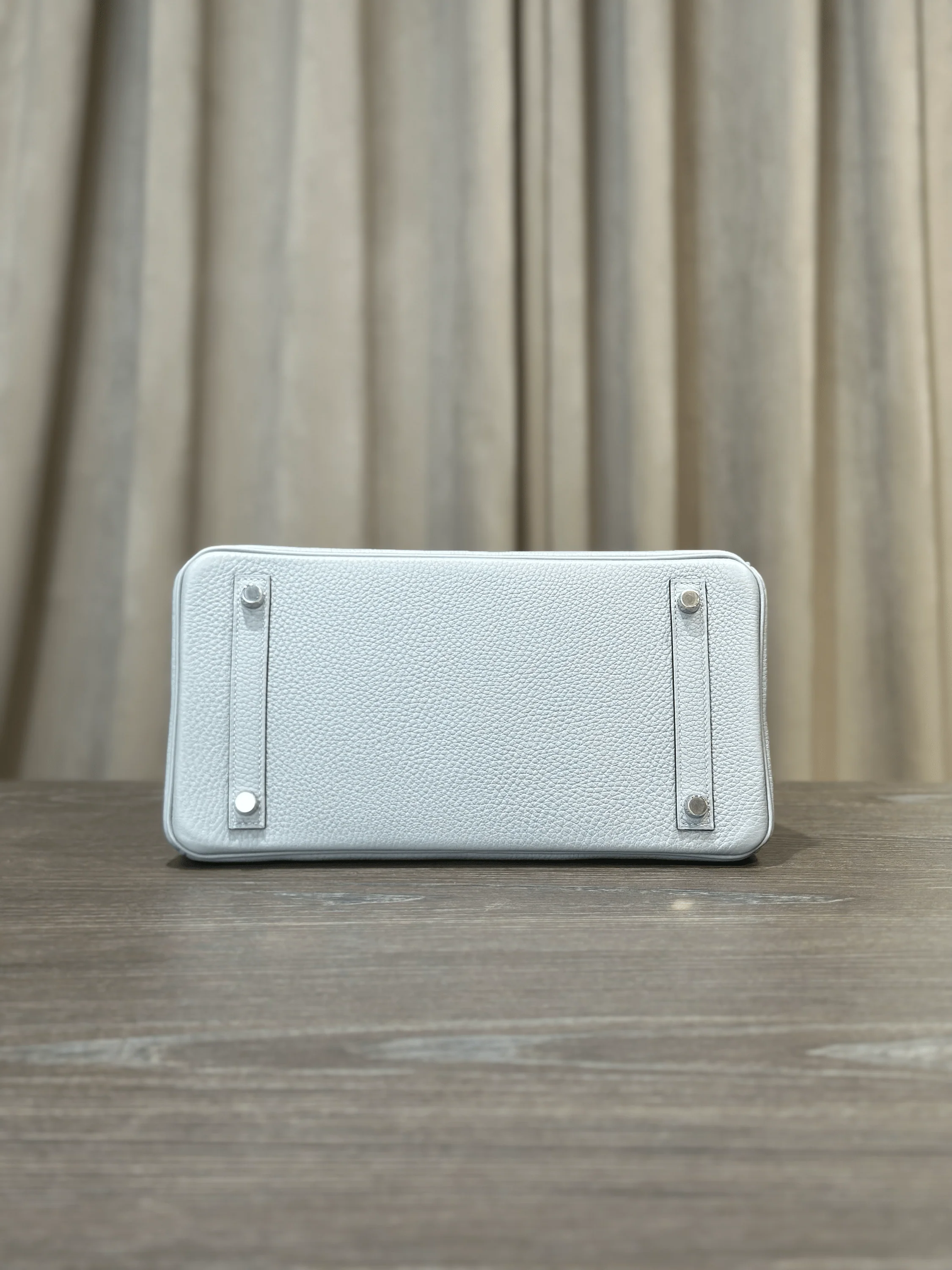 Hermès Gris Pantin Birkin 30 Togo Palladium Hardware - Image 6