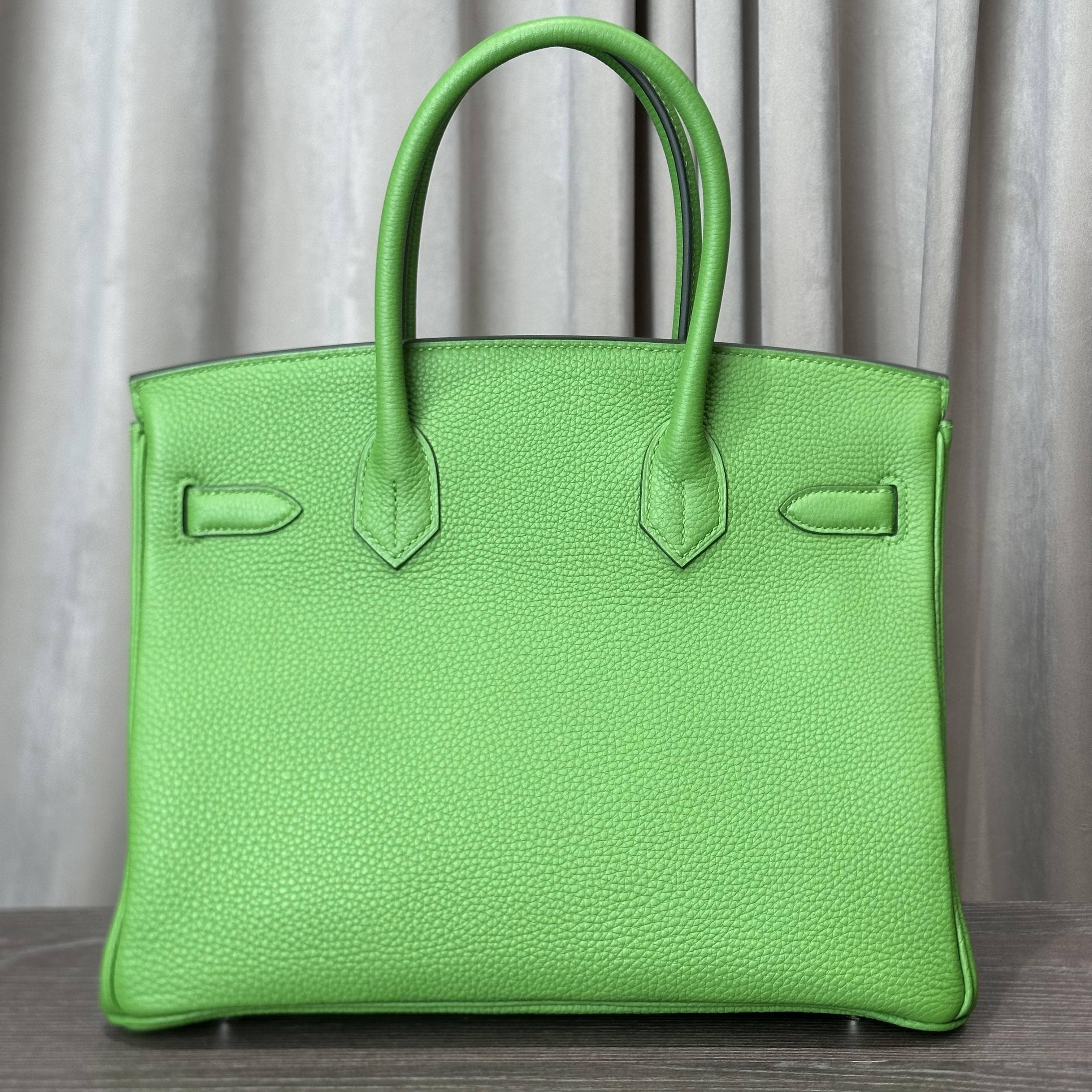 Hermès Vert Yucca Birkin 30 Togo Palladium Hardware - Image 3