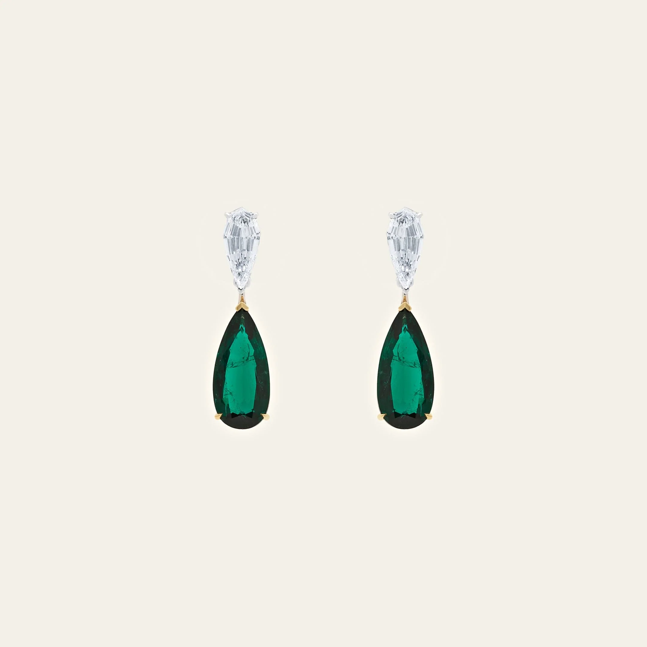 Imperial Emerald Drop Earrings