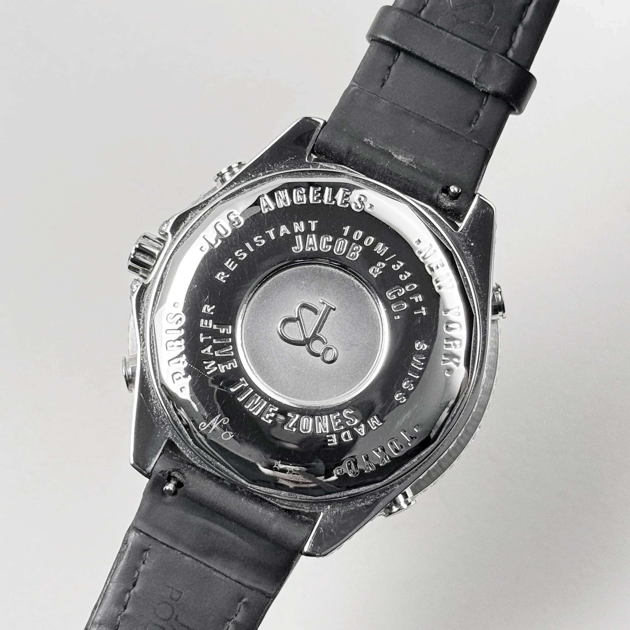 Jacob & Co. Five Time Zone Steel Diamond JCM-30 - Image 10