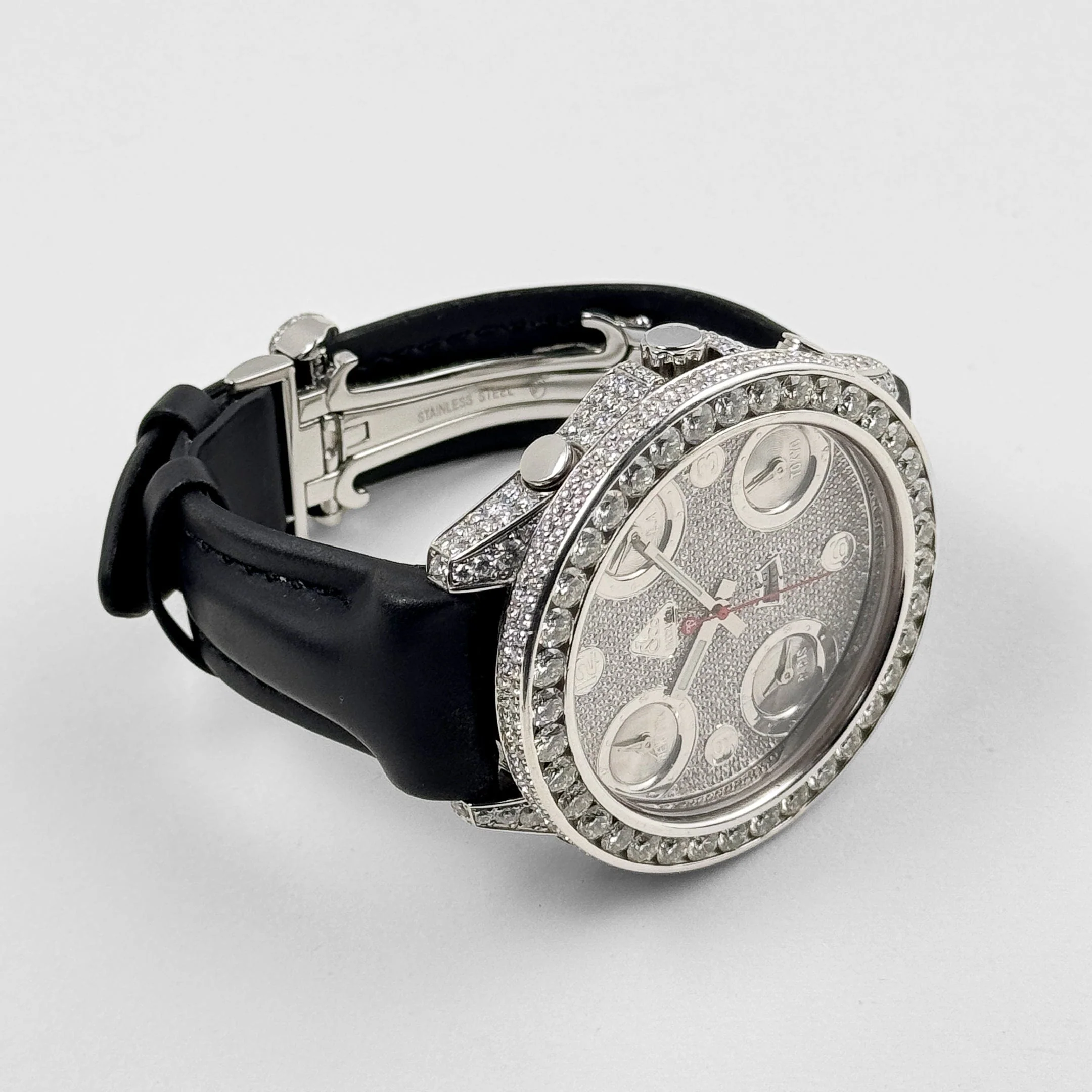 Jacob & Co. Five Time Zone Steel Diamond JCM-30 - Image 5