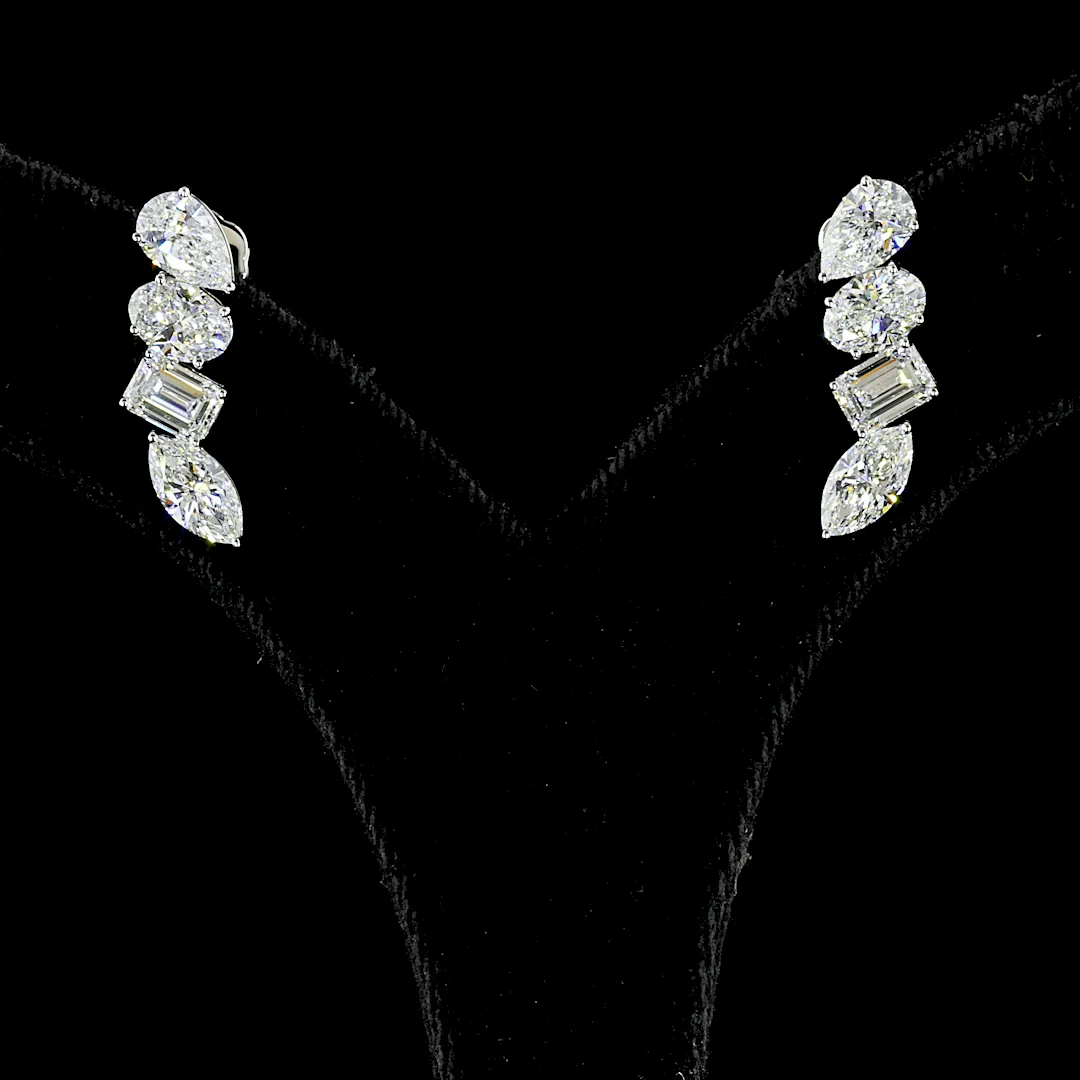 4.1 Carat Lab Grown Diamond Earrings - Image 2