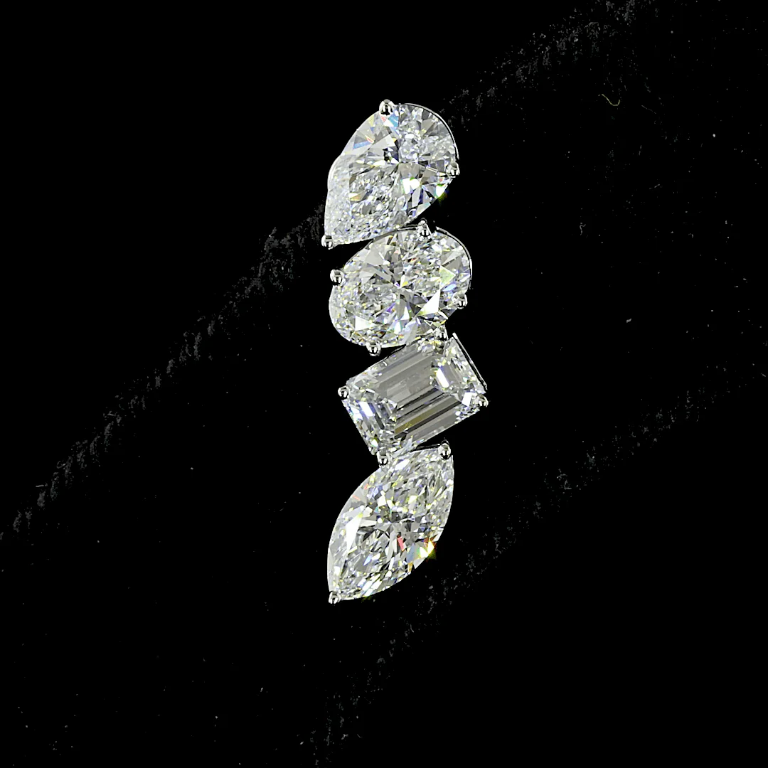 4.1 Carat Lab Grown Diamond Earrings - Image 3