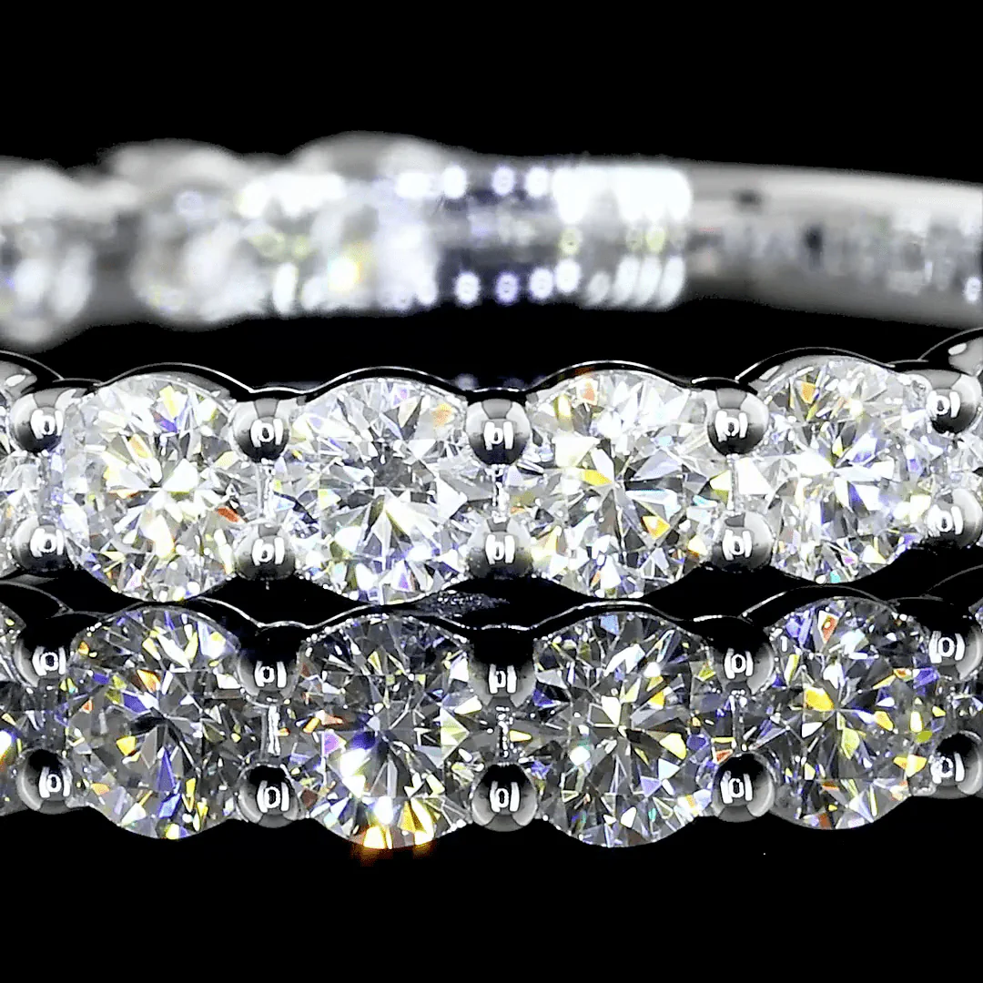 1 Carat Lab Grown Diamond Eternity Ring - Image 3