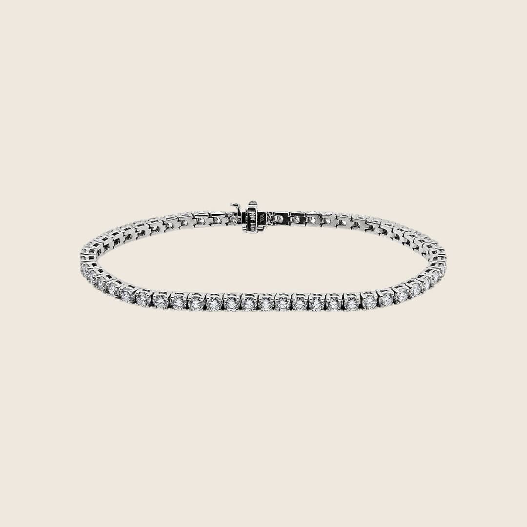 Luce 6.8 Carat Round Diamond Tennis Bracelet