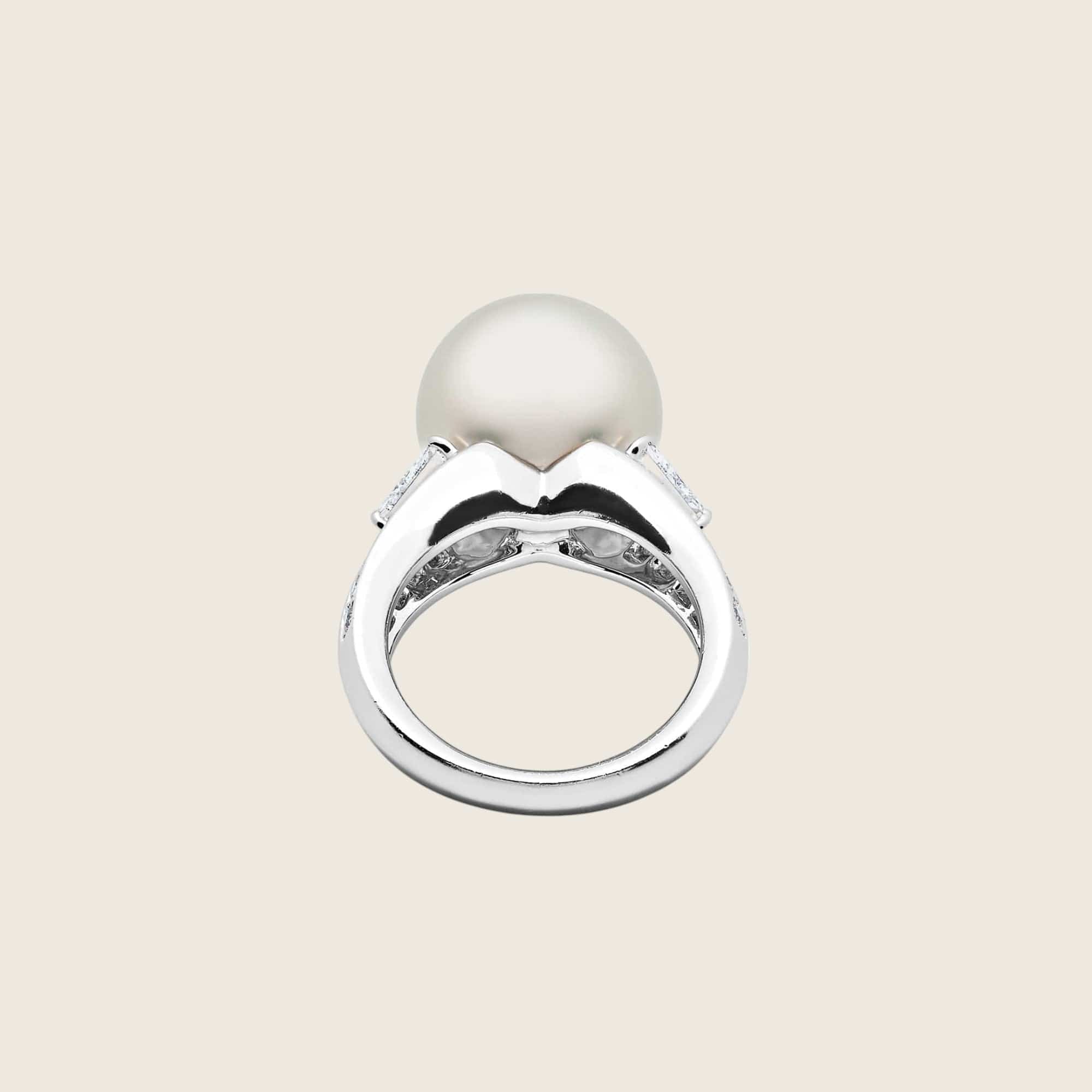 Mikimoto 'M Collection' White South Sea Cultured Pearl Ring - Image 5