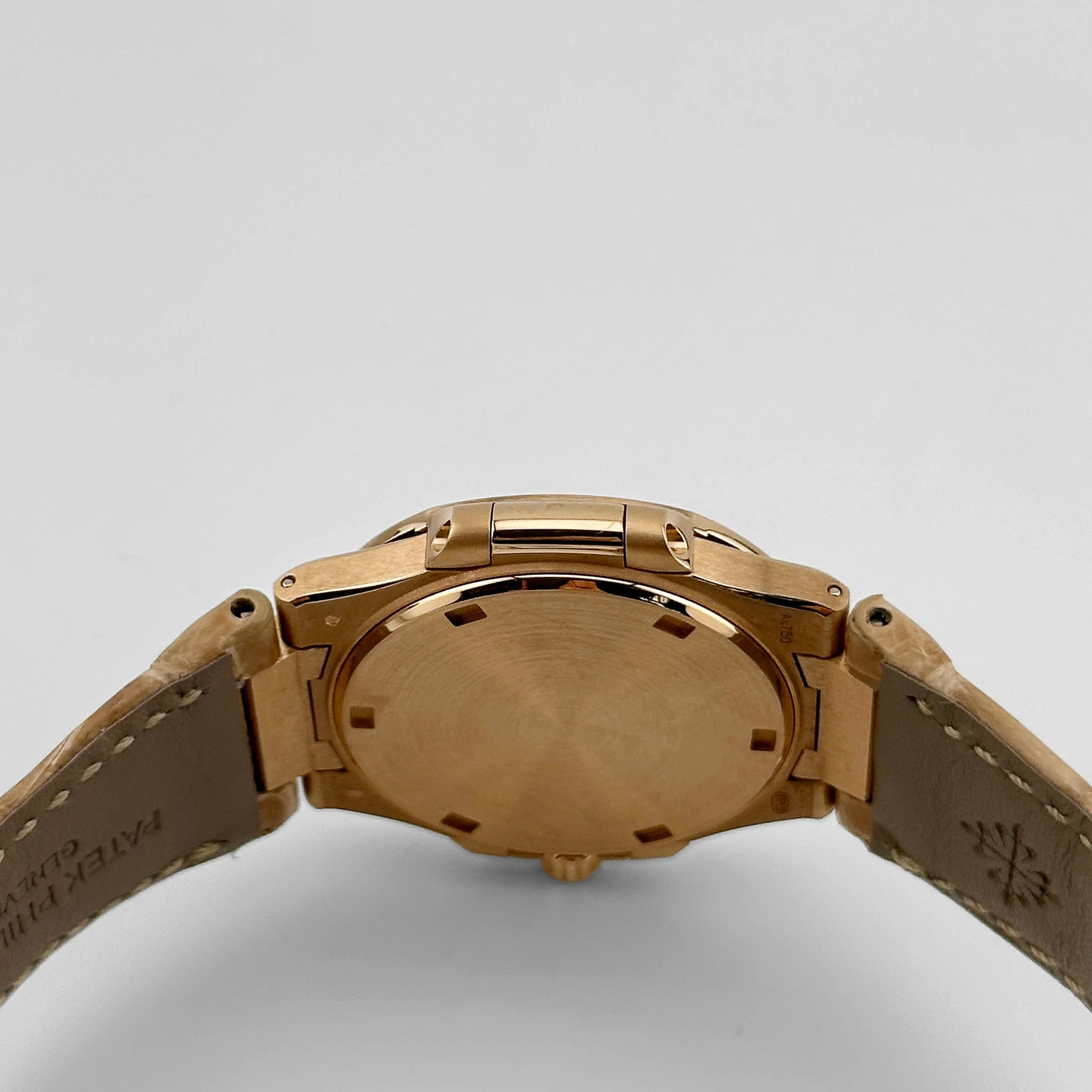 Patek Philippe Nautilus 7010R-011 'Ladies' Rose Gold Silvery Opaline Dial Diamond Bezel - Image 6
