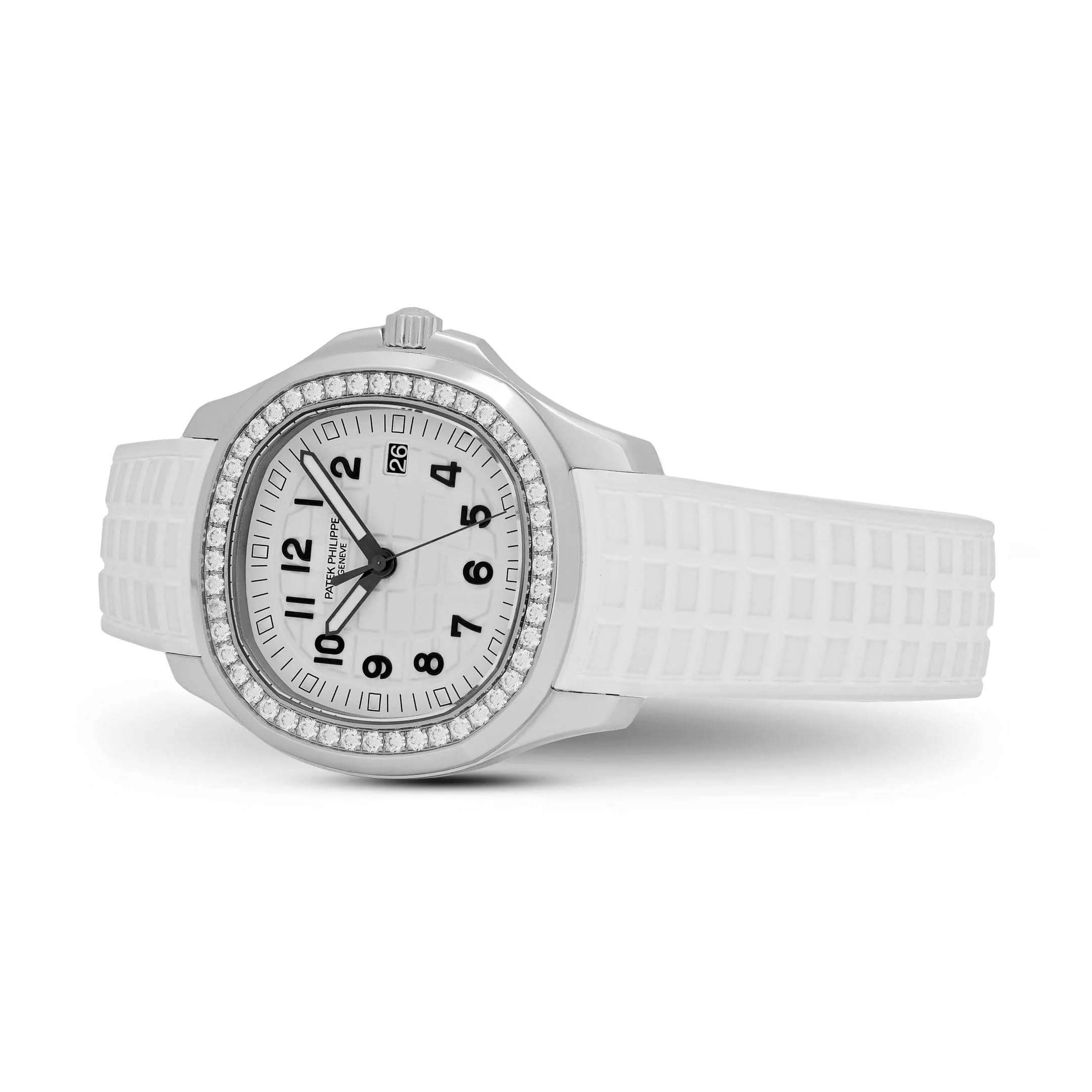 Patek Philippe Aquanaut Luce 5267/200A-010 Stainless Steel White Dial Diamond Bezel (2025) - Image 4