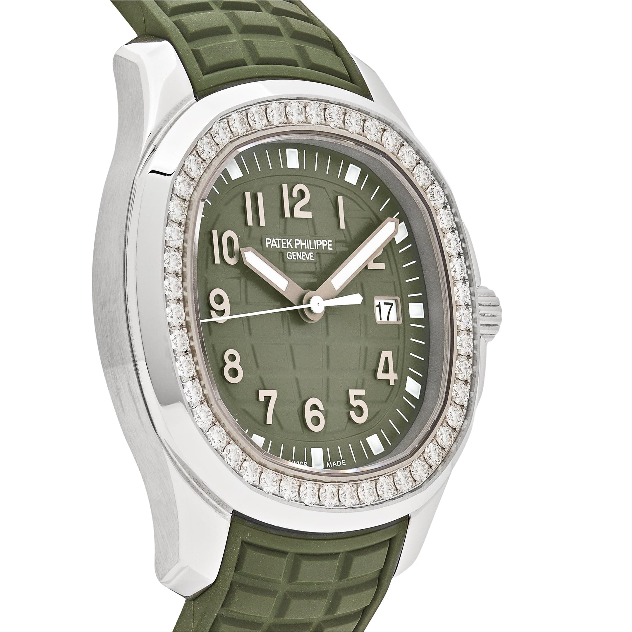 Patek Philippe Aquanaut Luce 5267/200A-011 Stainless Steel Green Dial Diamond Bezel - Image 5