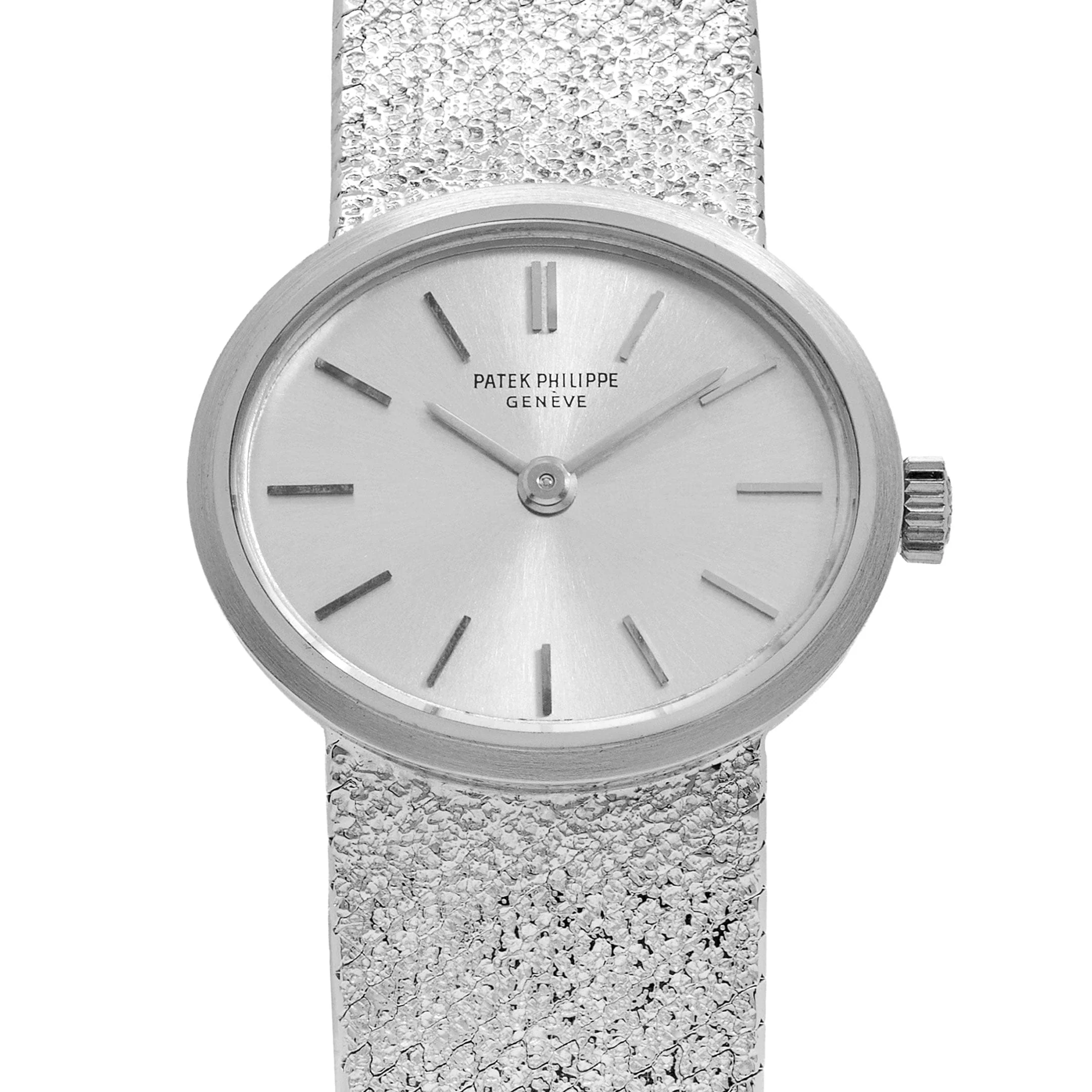 Patek Philippe Ellipse 3349 White Gold Silver Dial - Image 4
