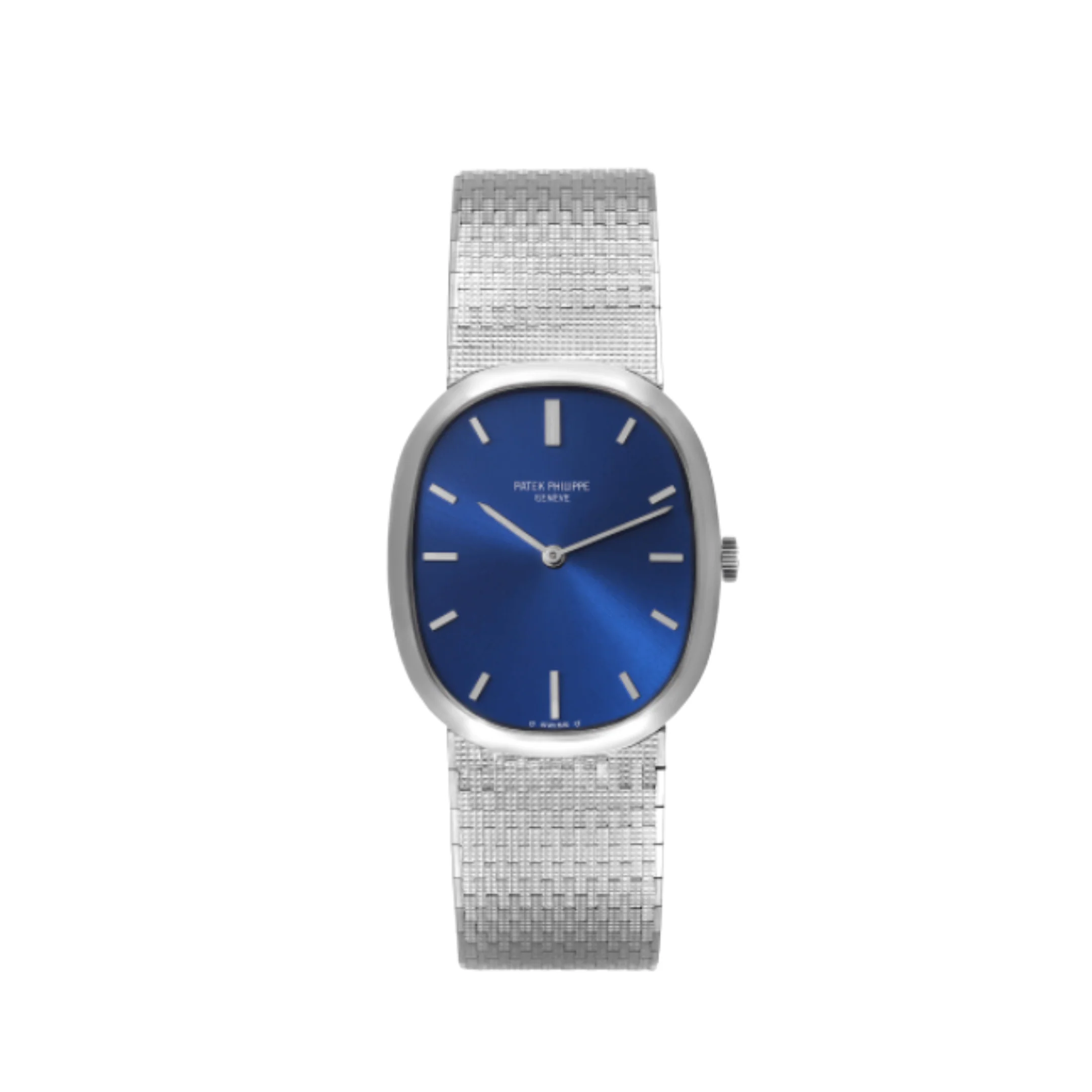 Patek Philippe Golden Ellipse 3548 White Gold Blue Dial