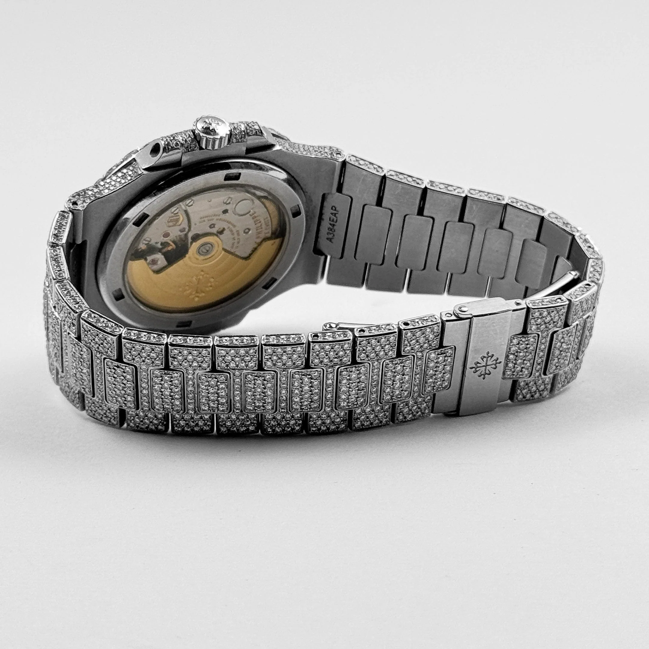 Patek Philippe Nautilus 5711/1A-011 Stainless Steel with Aftermarket Diamond Pavé Bezel and Case (2012) - Image 10