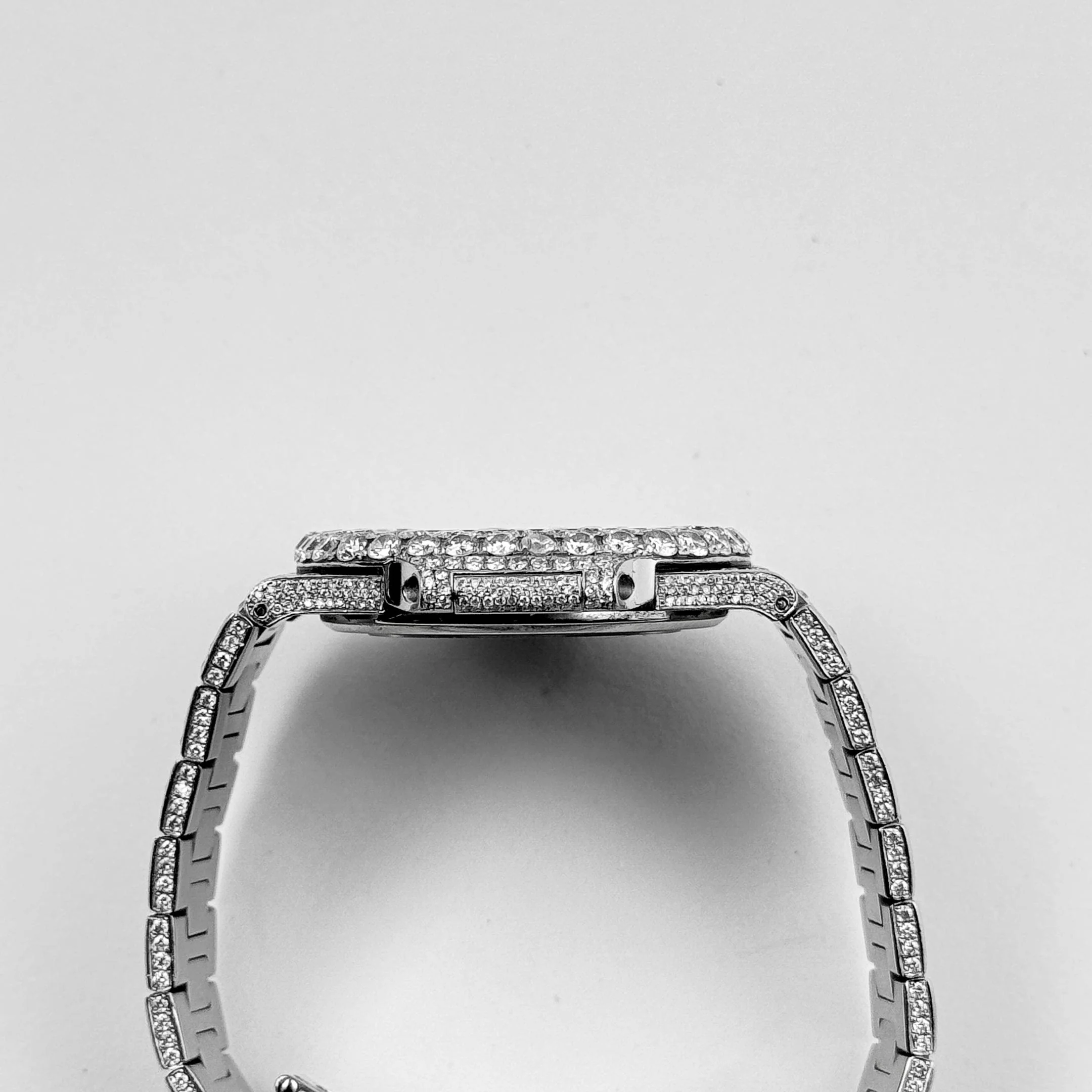 Patek Philippe Nautilus 5711/1A-011 Stainless Steel with Aftermarket Diamond Pavé Bezel and Case (2012) - Image 8