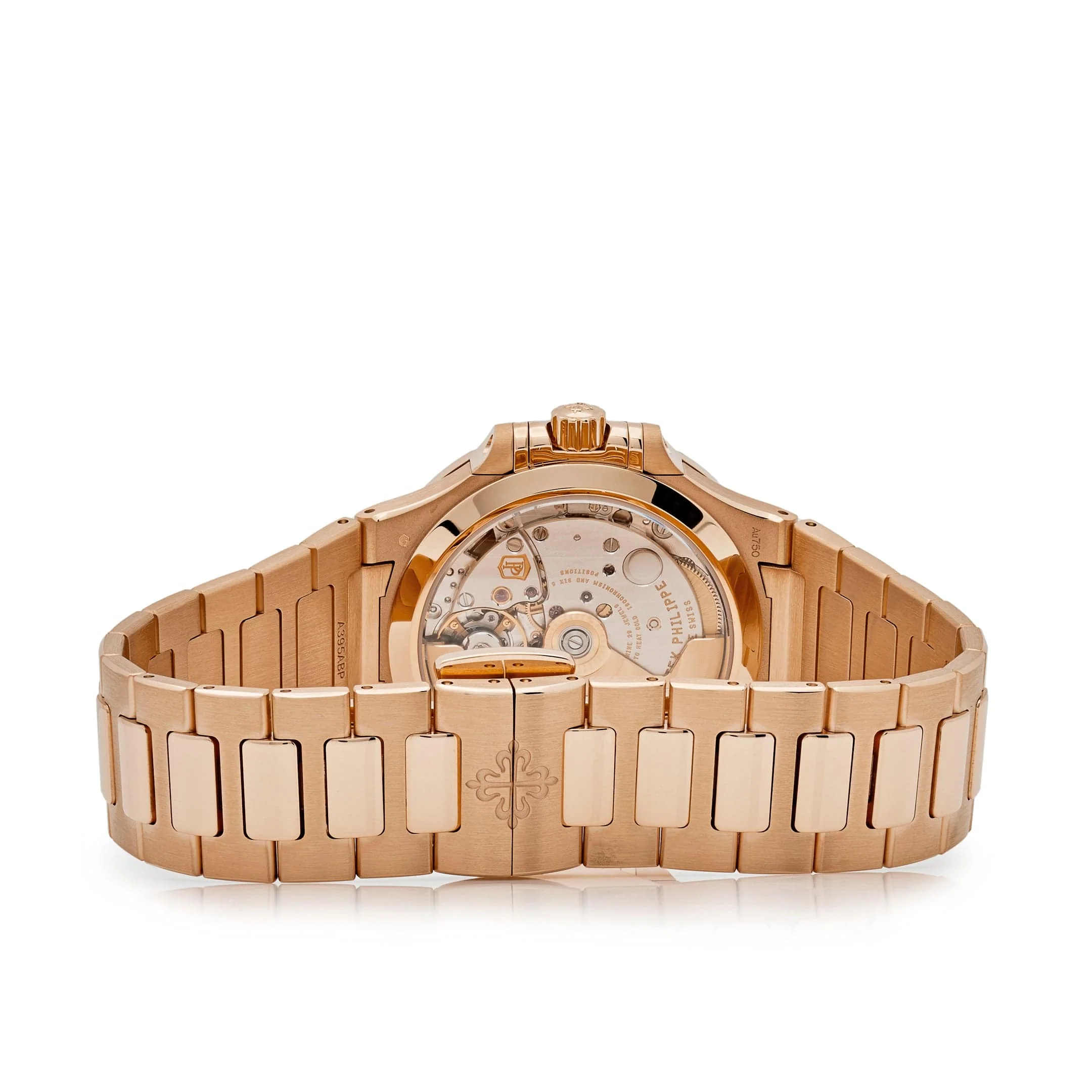 Patek Philippe Nautilus 7118/1200R-001 Ladies Automatic Rose Gold Silver Dial Diamond Bezel - Image 6