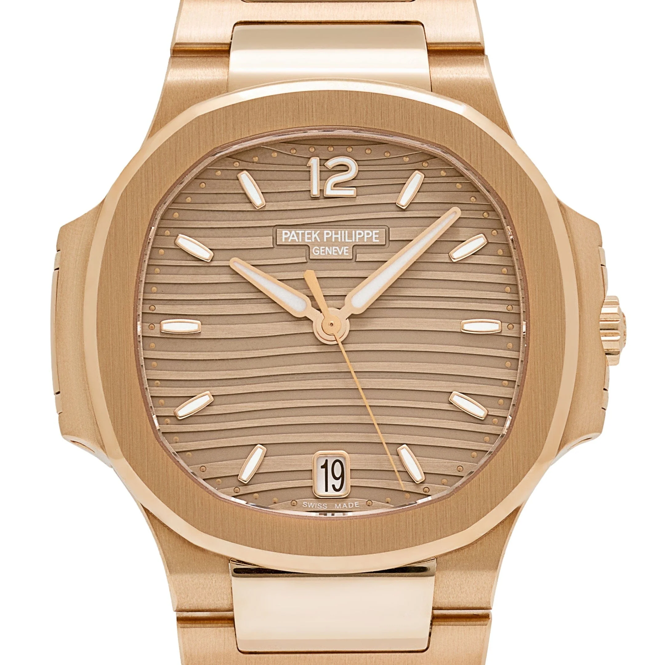 Patek Philippe Nautilus 7118/1R-010 'Ladies' Rose Gold Champagne Golden Dial (2021) - Image 4