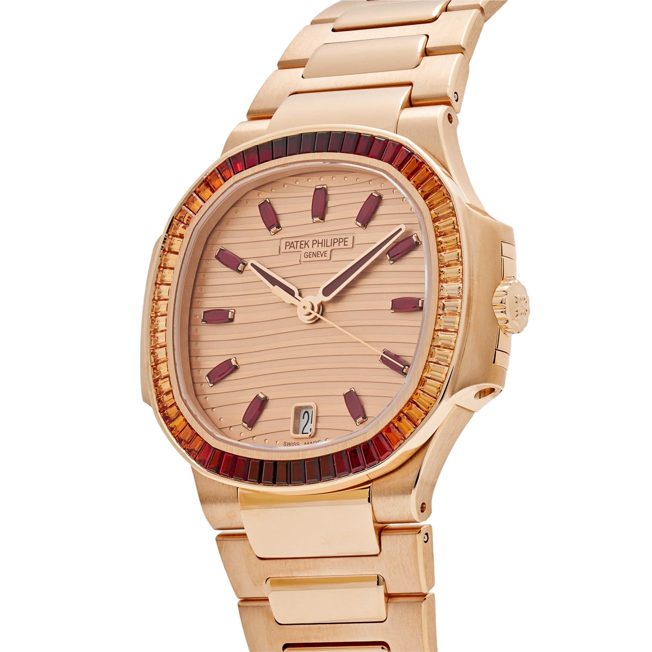 Patek Philippe Nautilus Joaillerie 7118/1300R-001 'Ladies' Rose Gold - Image 3