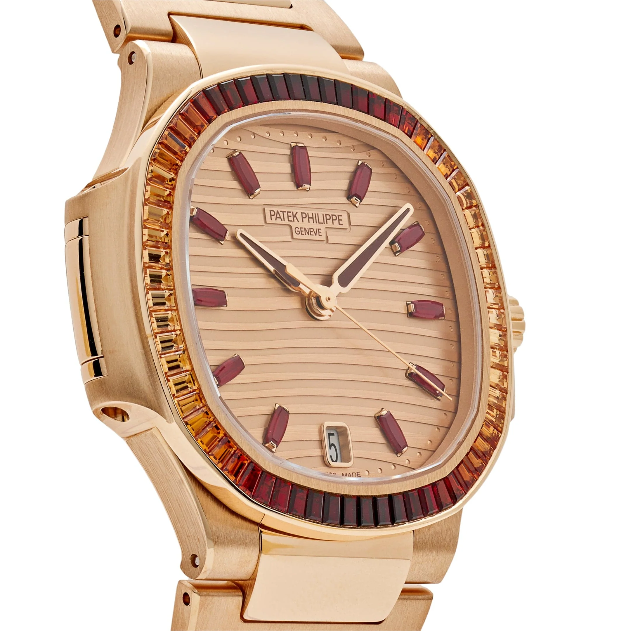 Patek Philippe Nautilus Joaillerie 7118/1300R-001 'Ladies' Rose Gold - Image 4
