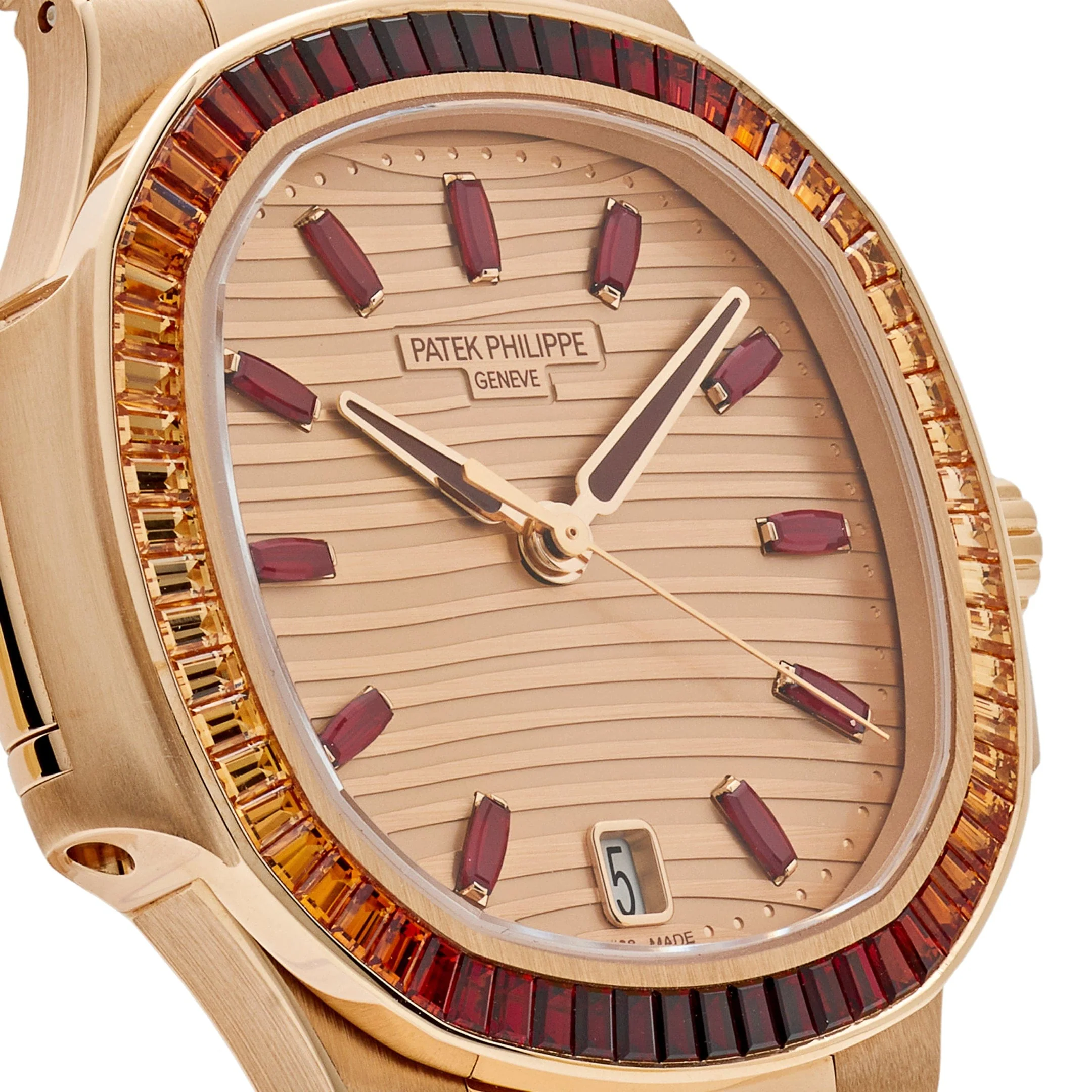 Patek Philippe Nautilus Joaillerie 7118/1300R-001 'Ladies' Rose Gold - Image 6