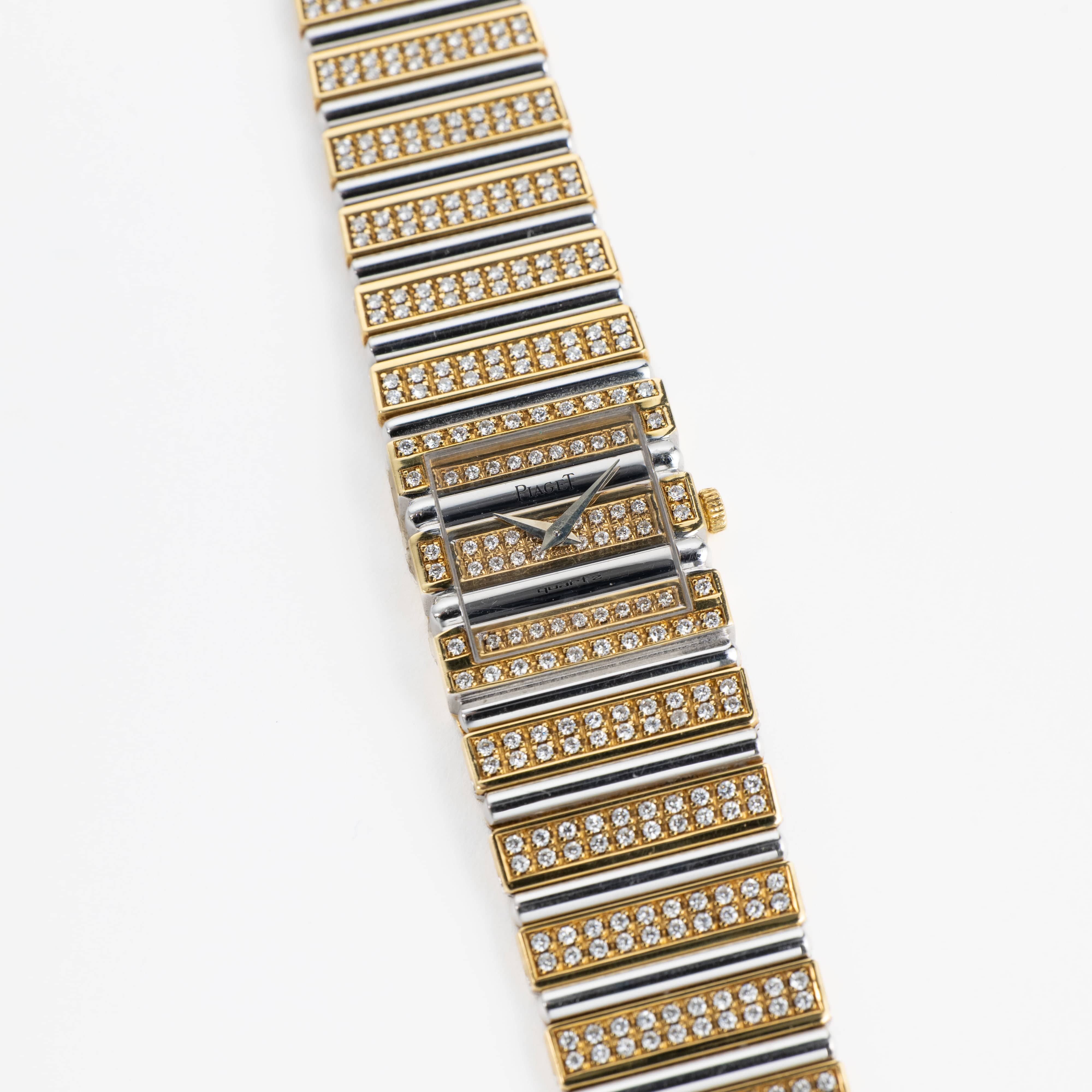 Piaget Polo 813C725 Yellow Gold White Gold Diamonds Quartz - Image 5