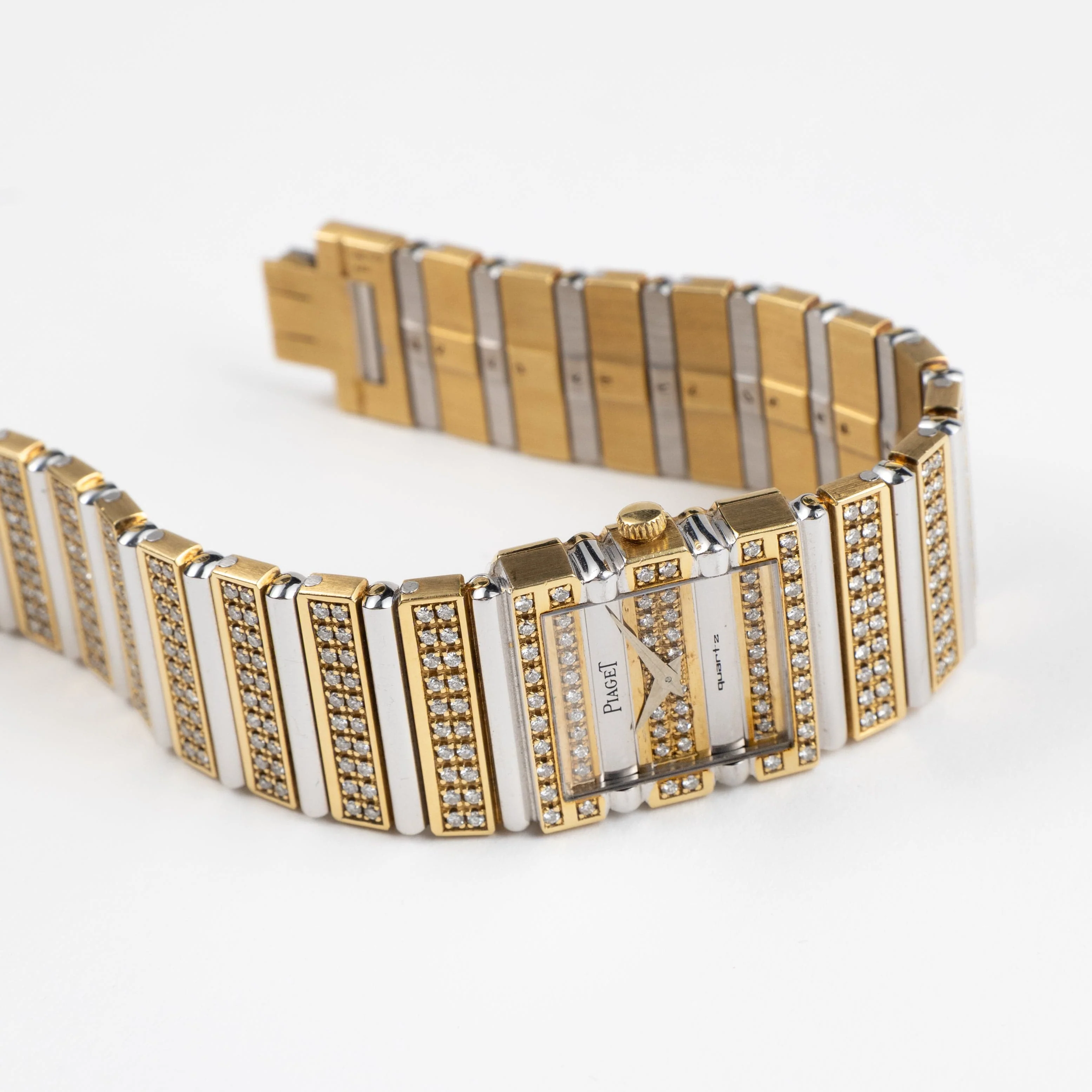 Piaget Polo 813C725 Yellow Gold White Gold Diamonds Quartz - Image 6