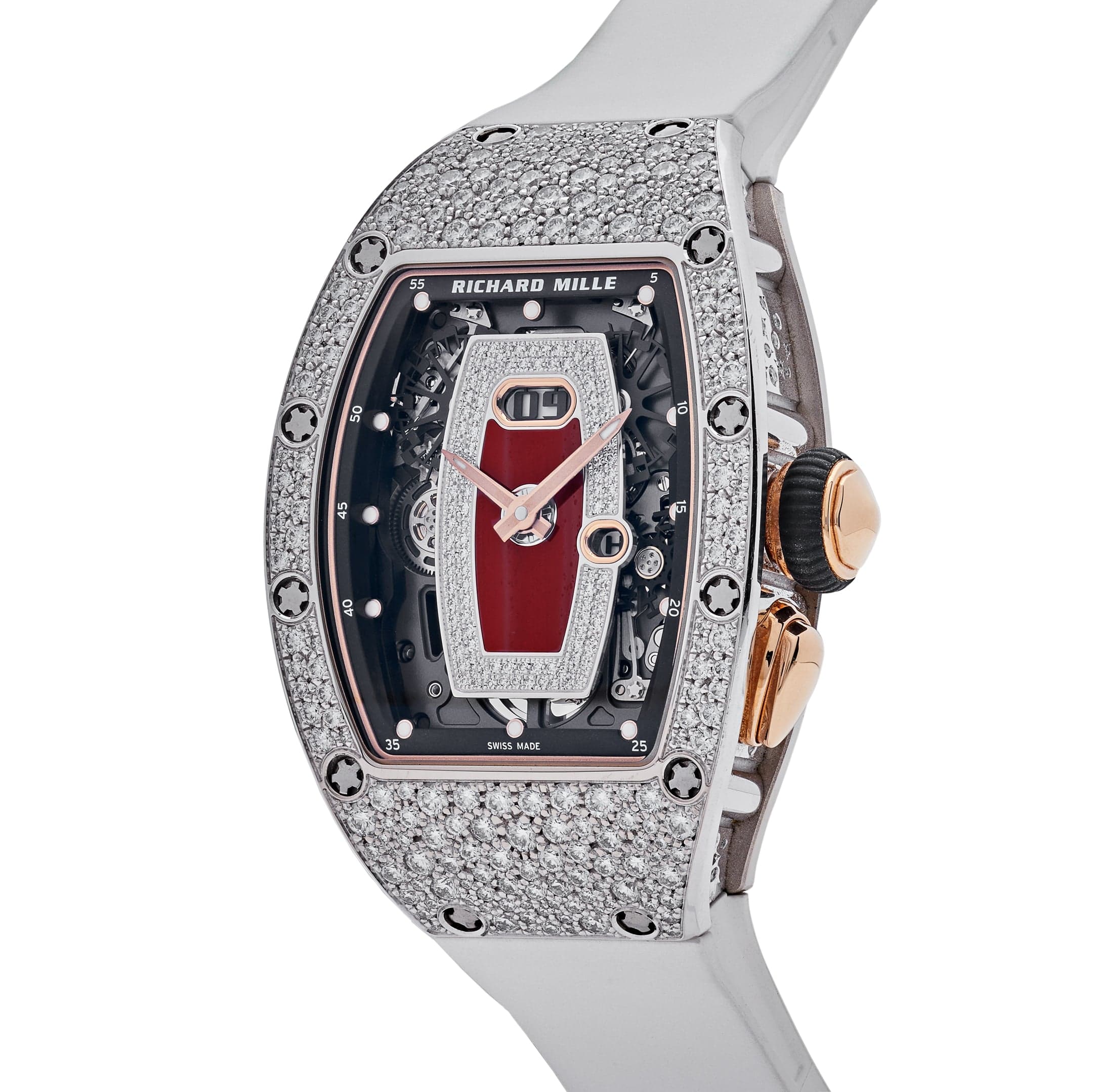 Richard Mille RM 037 White Gold Snow Diamond Set (2023) - Image 4