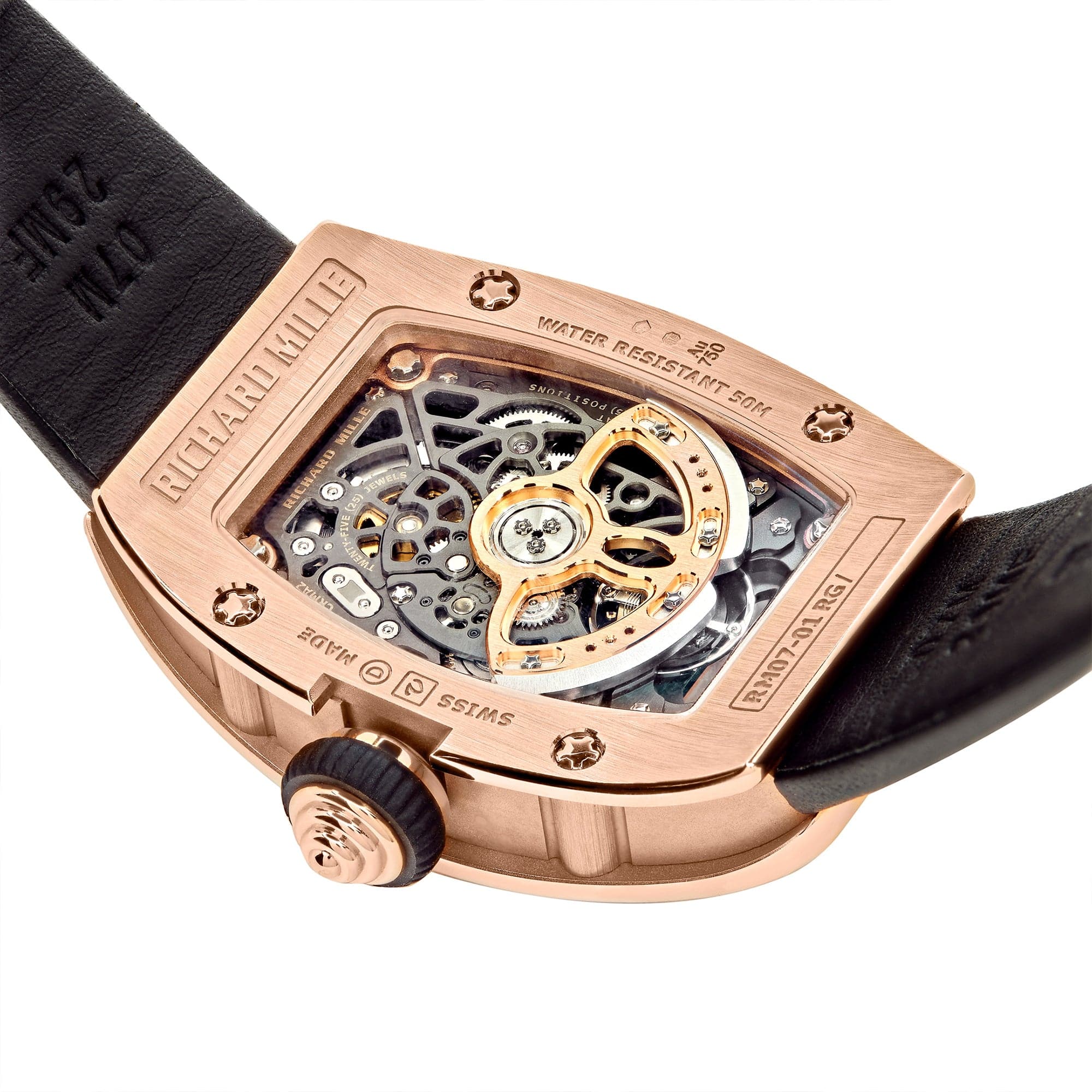 Richard Mille RM 07-01 'Ladies' Rose Gold Diamond Set Jasper Dial - Image 3