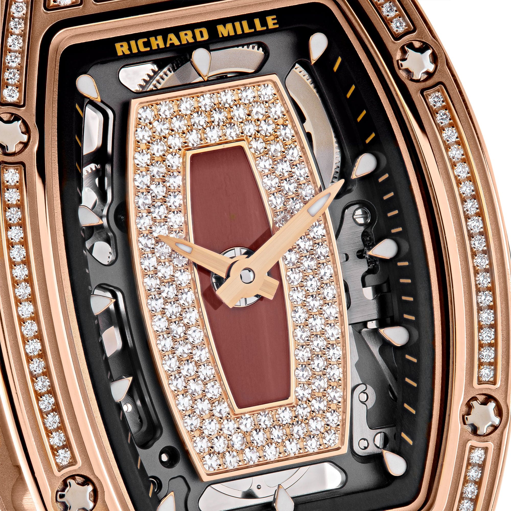 Richard Mille RM 07-01 'Ladies' Rose Gold Diamond Set Jasper Dial - Image 4