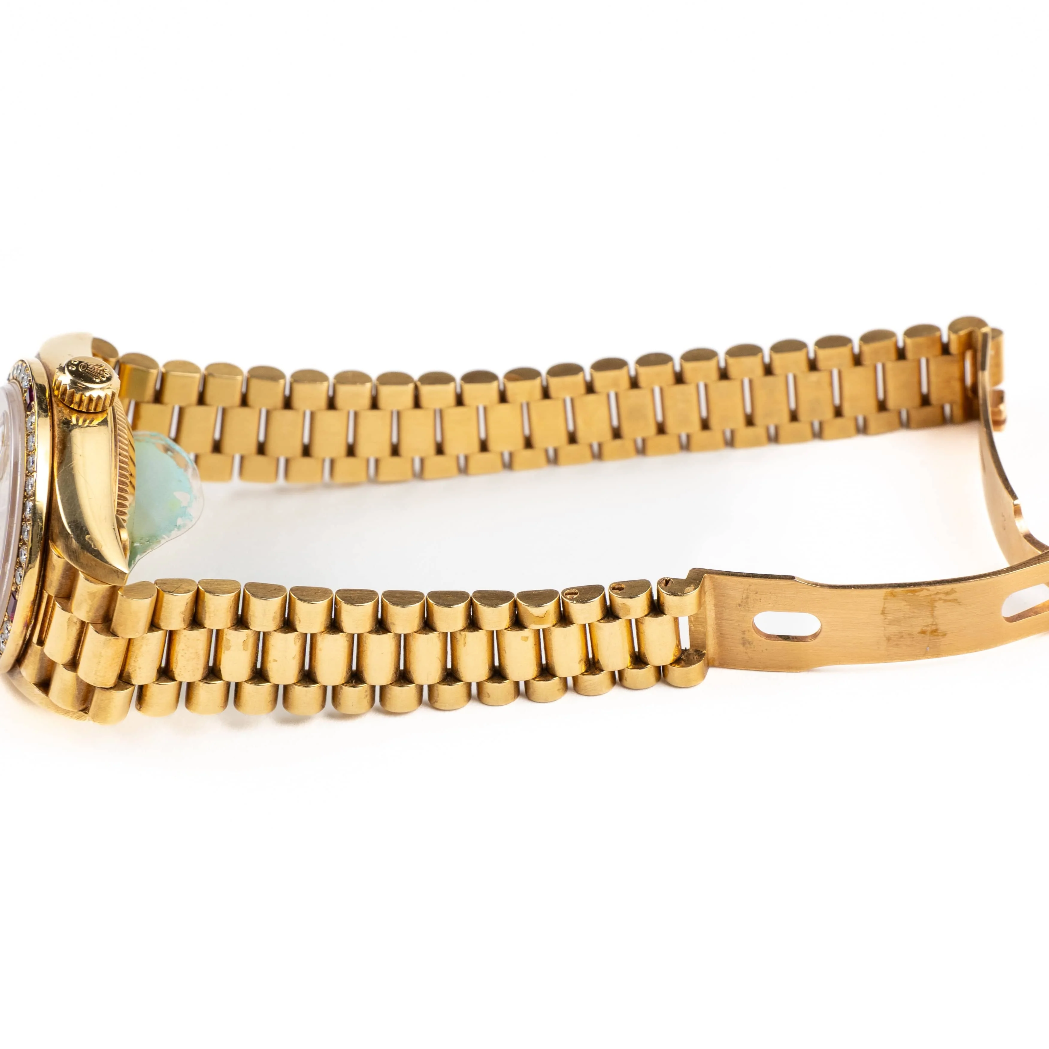 Rolex Datejust 79068 'Ladies' Yellow Gold Diamond Ruby Dial and Bezel (1995) - Image 10