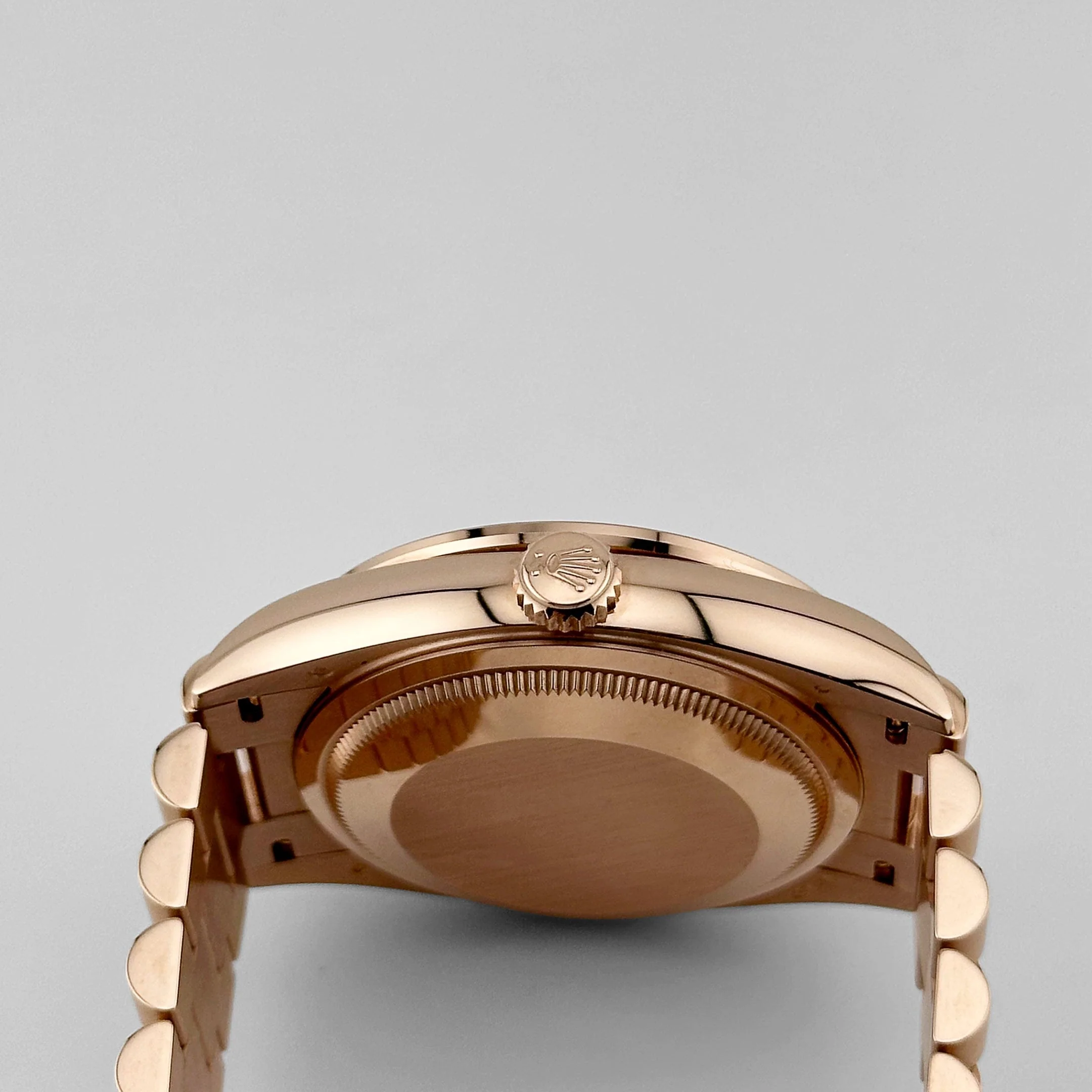 Rolex Day-Date 36 128345RBR Rose Gold Rainbow Diamond Pave Dial Diamond Bezel (2025) - Image 5