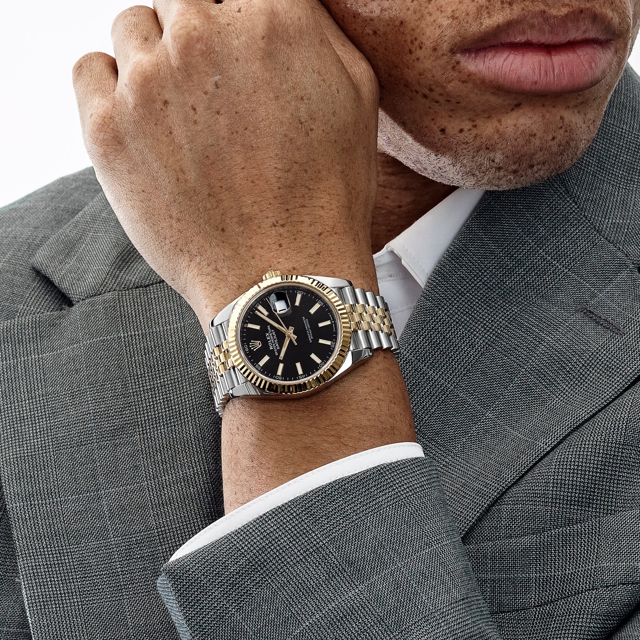 Rolex Datejust 41 126333 Stainless Steel Yellow Gold Black Dial Jubilee (2019) - Image 3