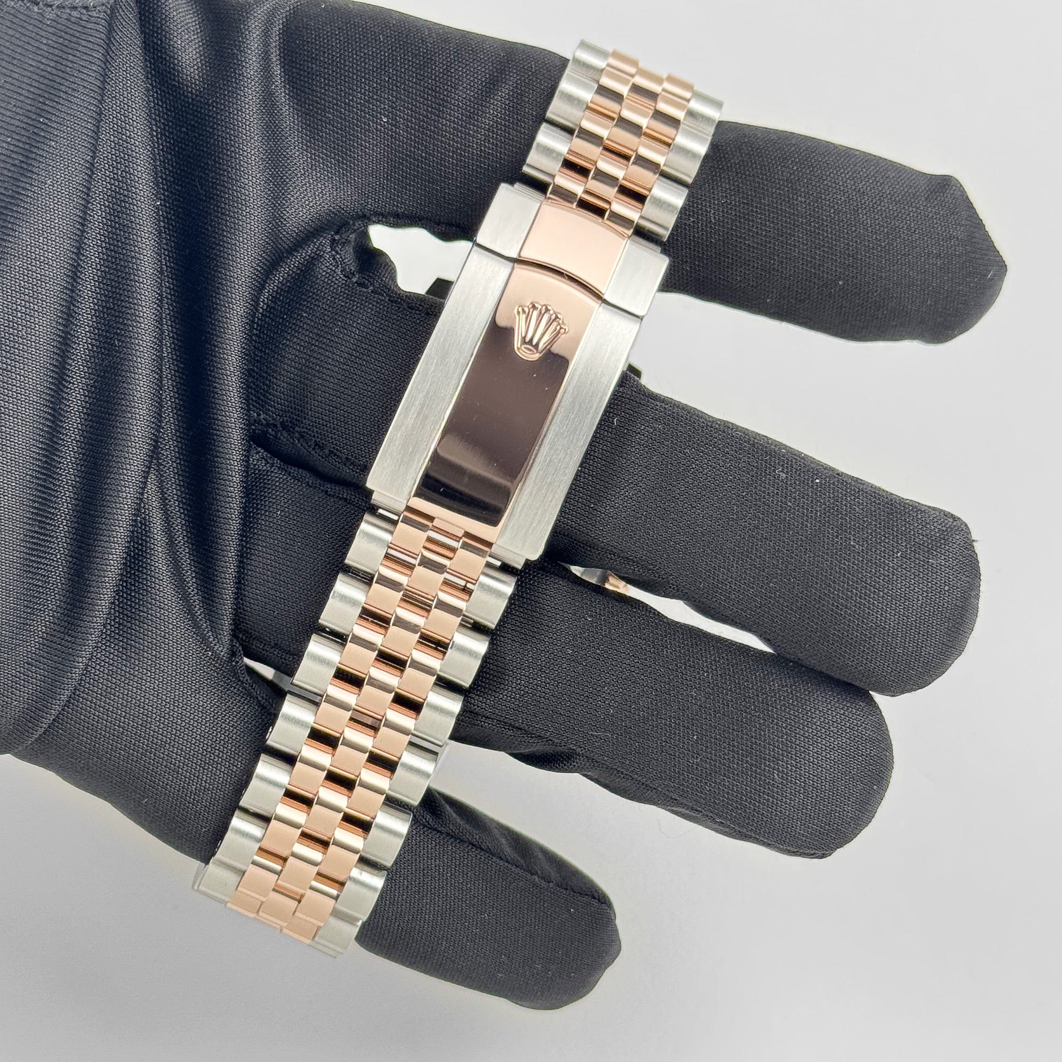 Rolex Datejust 126281RBR Rose Gold Stainless Steel Slate Diamond Dial Diamond Bezel (2025) - Image 18