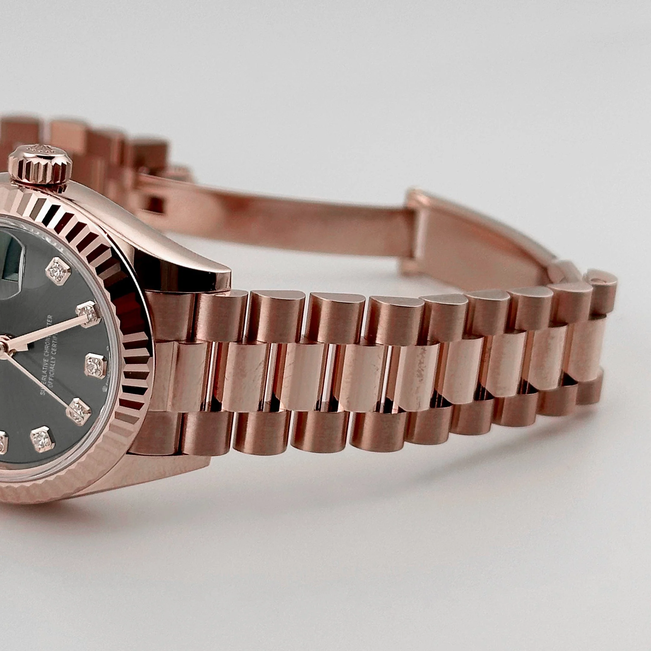 Rolex Datejust 28 279175 'Ladies' Rose Gold Olive Diamond Dial (2025) - Image 7