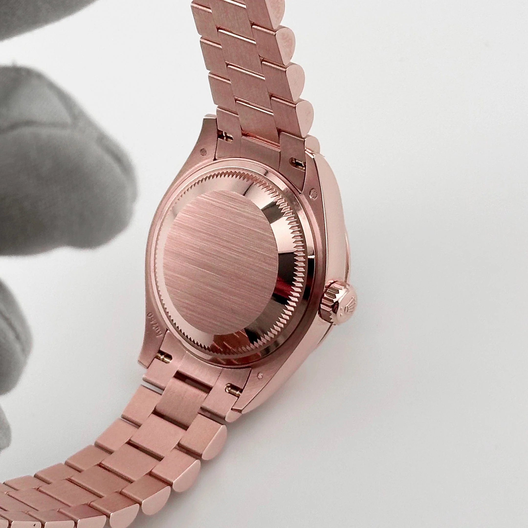 Rolex Datejust 28 279175 'Ladies' Rose Gold Olive Diamond Dial (2025) - Image 9