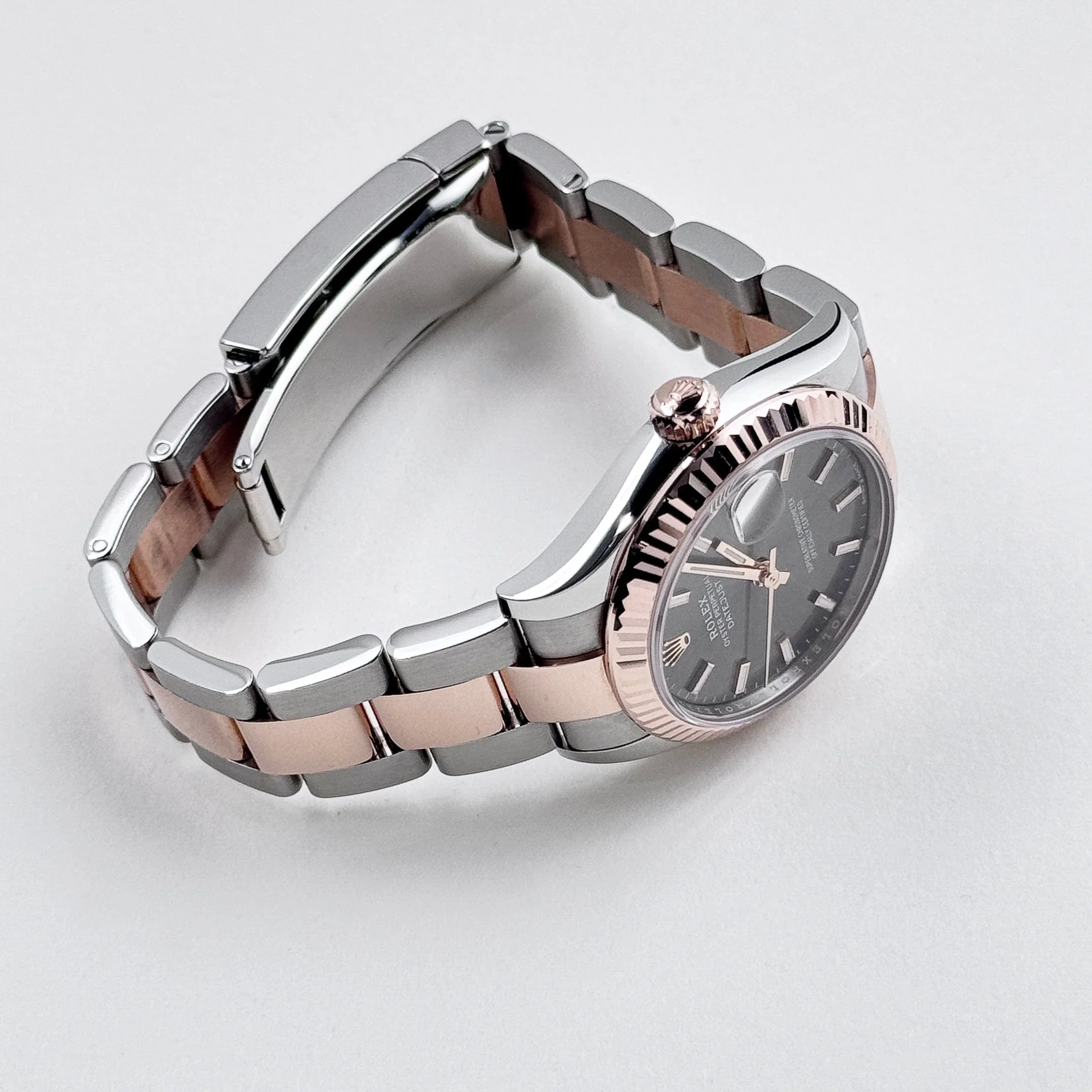 Rolex Datejust 31 278271 'Ladies' Rose Gold Stainless Steel Slate Dial Oyster (2025) - Image 5