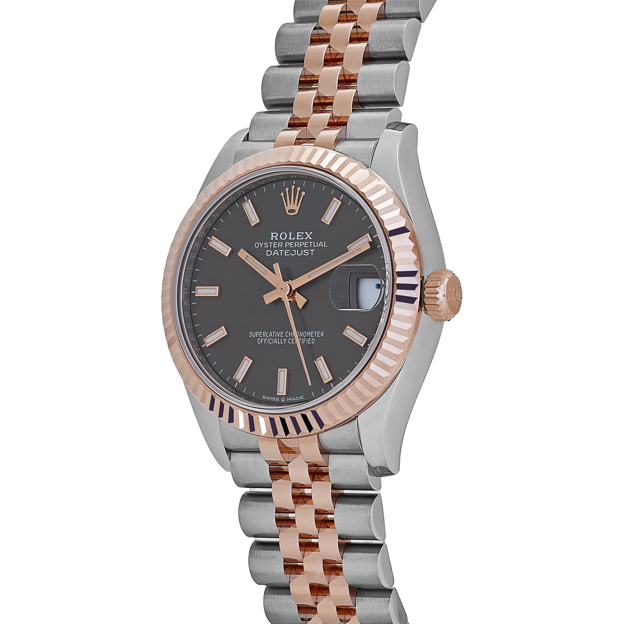 Rolex Datejust 31 278271 'Ladies' Stainless Steel Rose Gold Slate Dial (2025) - Image 3