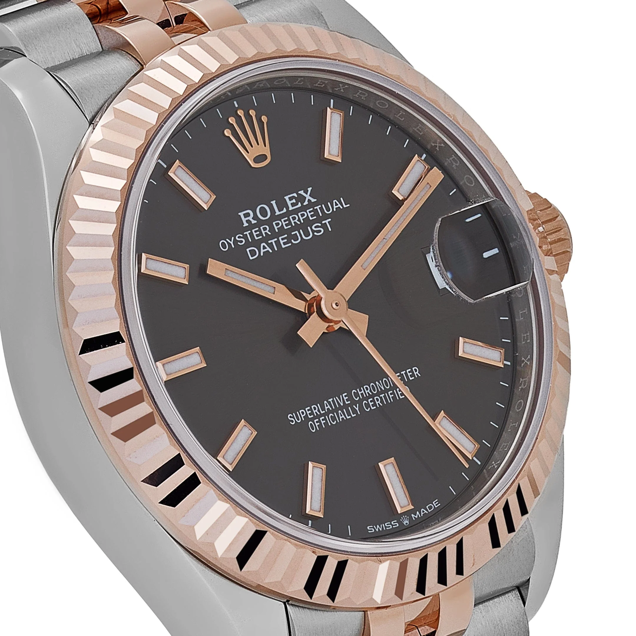 Rolex Datejust 31 278271 'Ladies' Stainless Steel Rose Gold Slate Dial (2025) - Image 5
