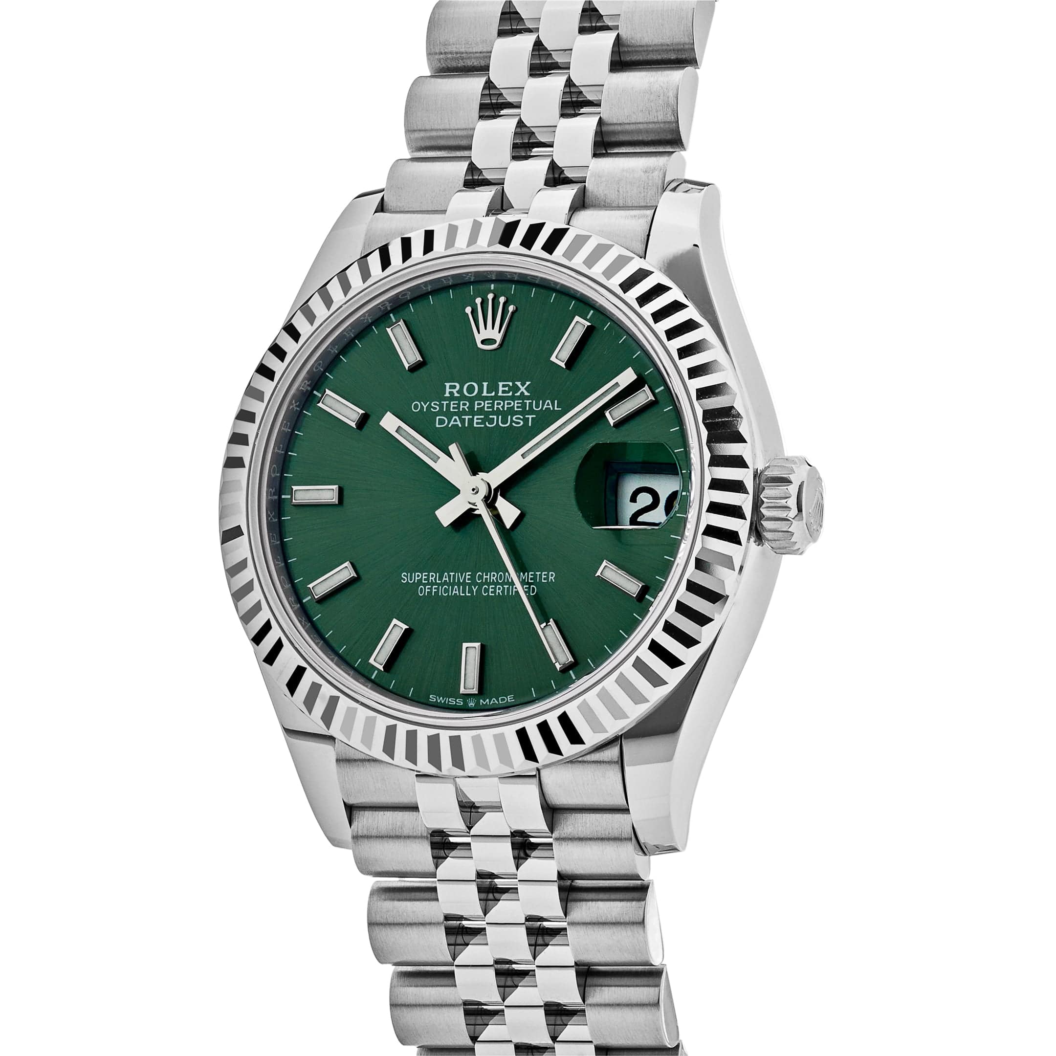 Rolex Datejust 31 278274 'Ladies' Stainless Steel Green Dial (2025) - Image 3