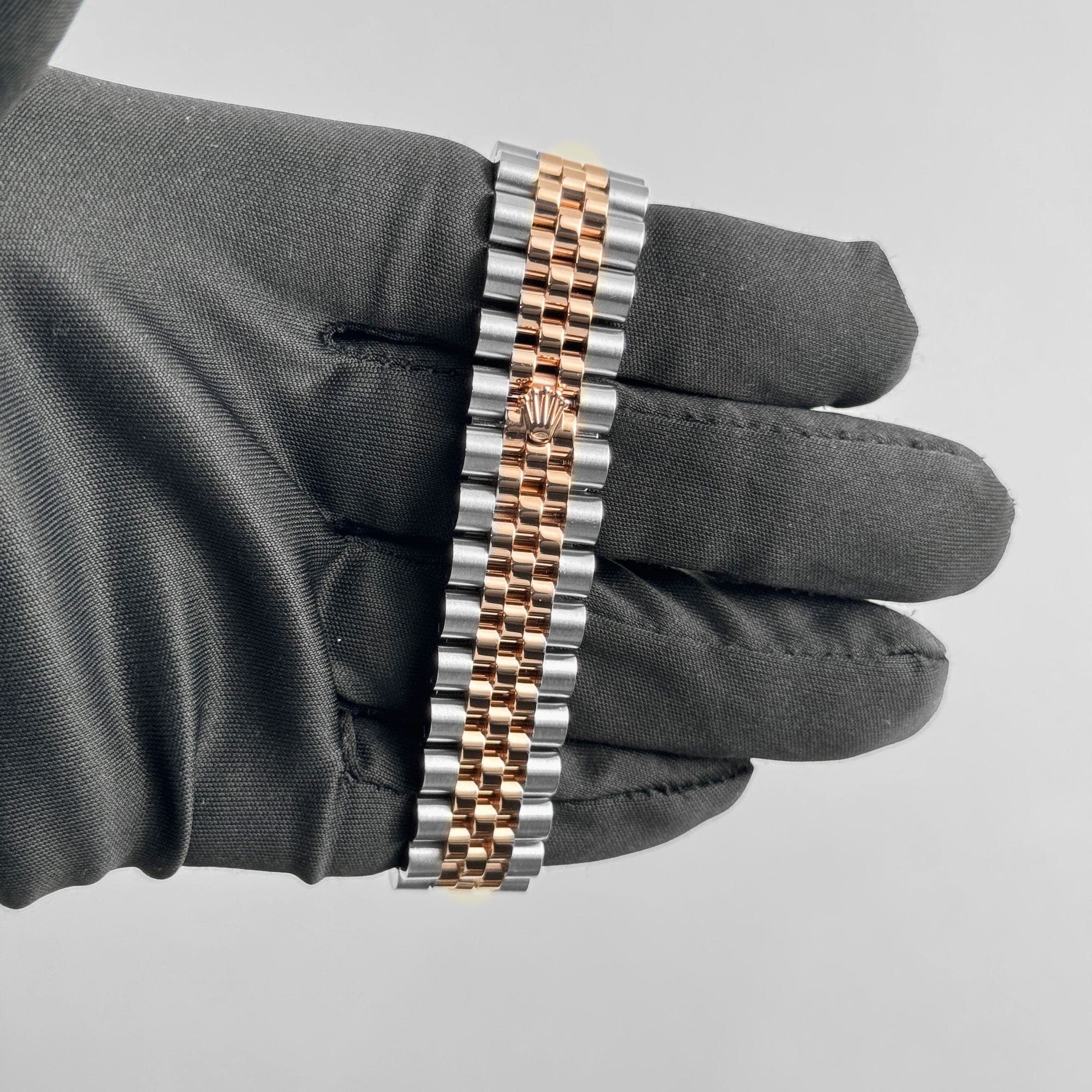 Rolex Datejust 31 278381RBR 'Ladies' Stainless Steel Rose Gold Brown Roman Numerals Diamond Dial Diamond Bezel Jubilee (2025) - Image 10