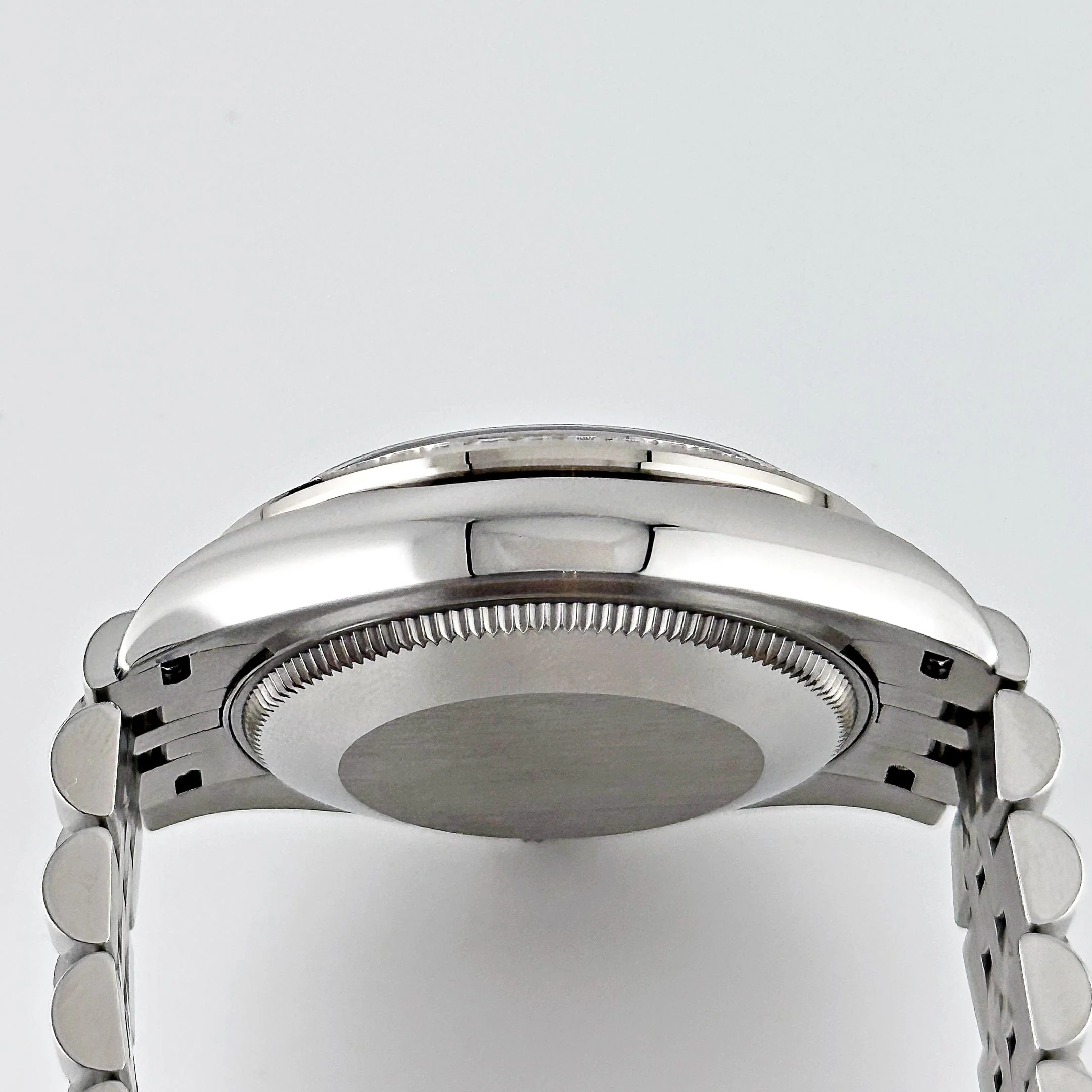 Rolex Datejust 31 278384RBR 'Ladies' Stainless Steel Diamond Bezel Violet Roman Dial Jubilee - Image 7