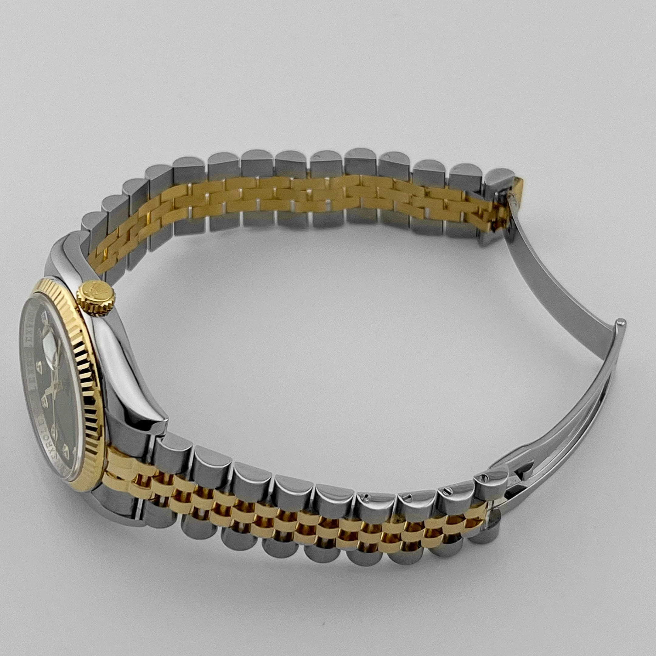 Rolex Datejust 36 116233 Yellow Gold Stainless Steel Black Diamond Dial Jubilee (2013) - Image 8