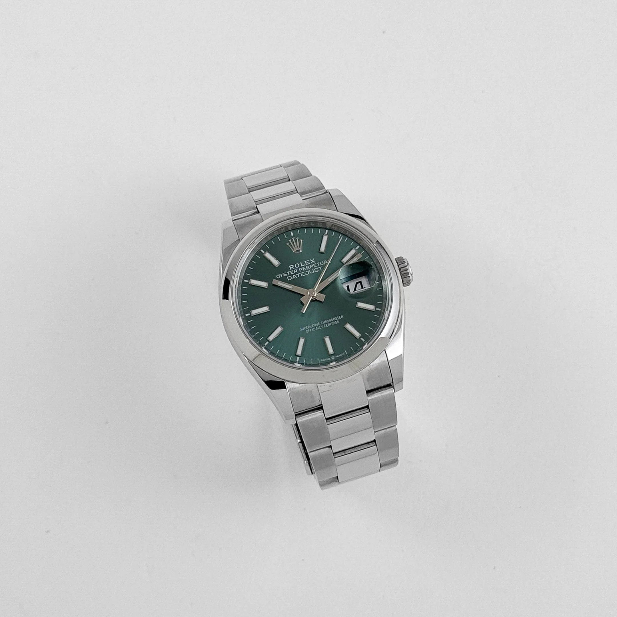 Rolex Datejust 36 126200 Stainless Steel Mint Green Dial Oyster (2023) - Image 3