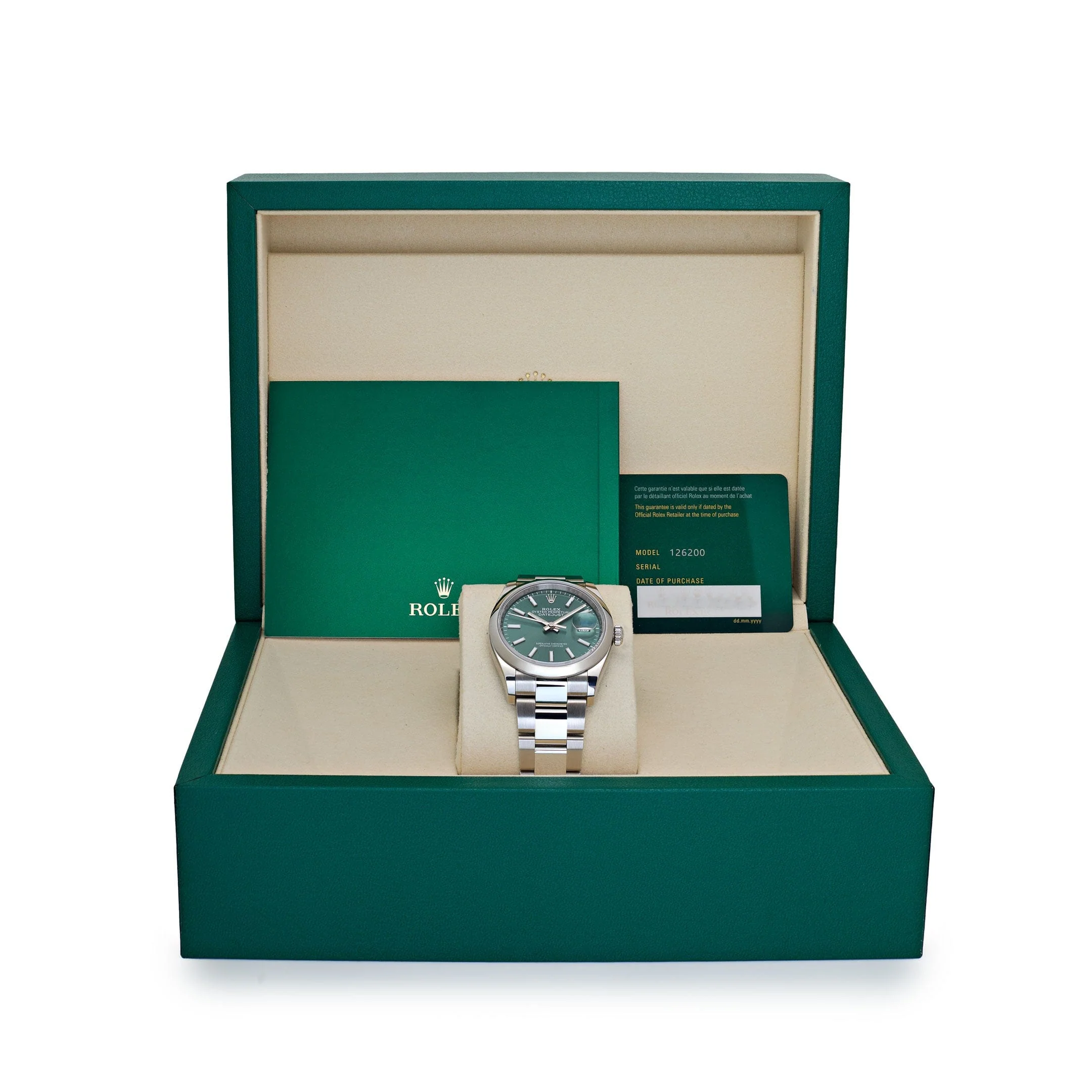 Rolex Datejust 36 126200 Stainless Steel Mint Green Dial Oyster (2025) - Image 11