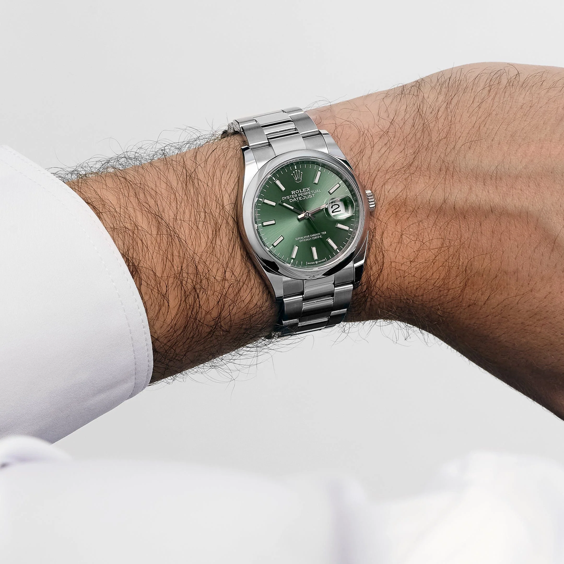 Rolex Datejust 36 126200 Stainless Steel Mint Green Dial Oyster (2025) - Image 12