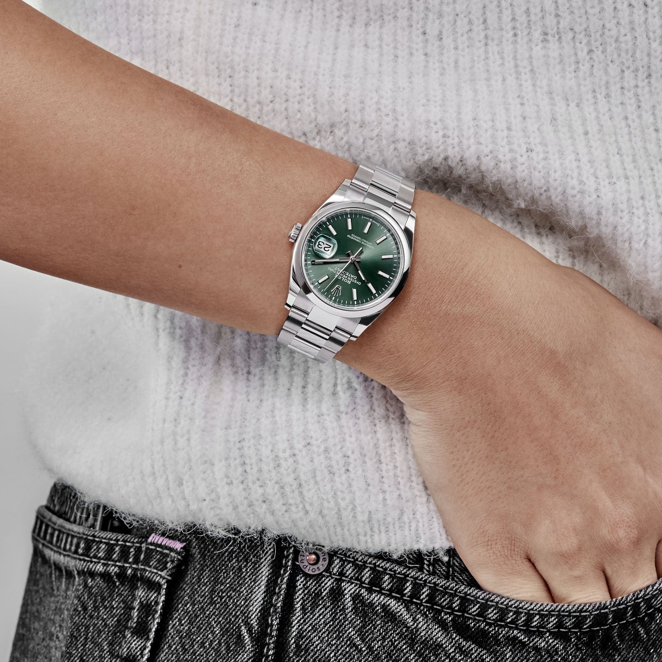 Rolex Datejust 36 126200 Stainless Steel Mint Green Dial Oyster (2025) - Image 16