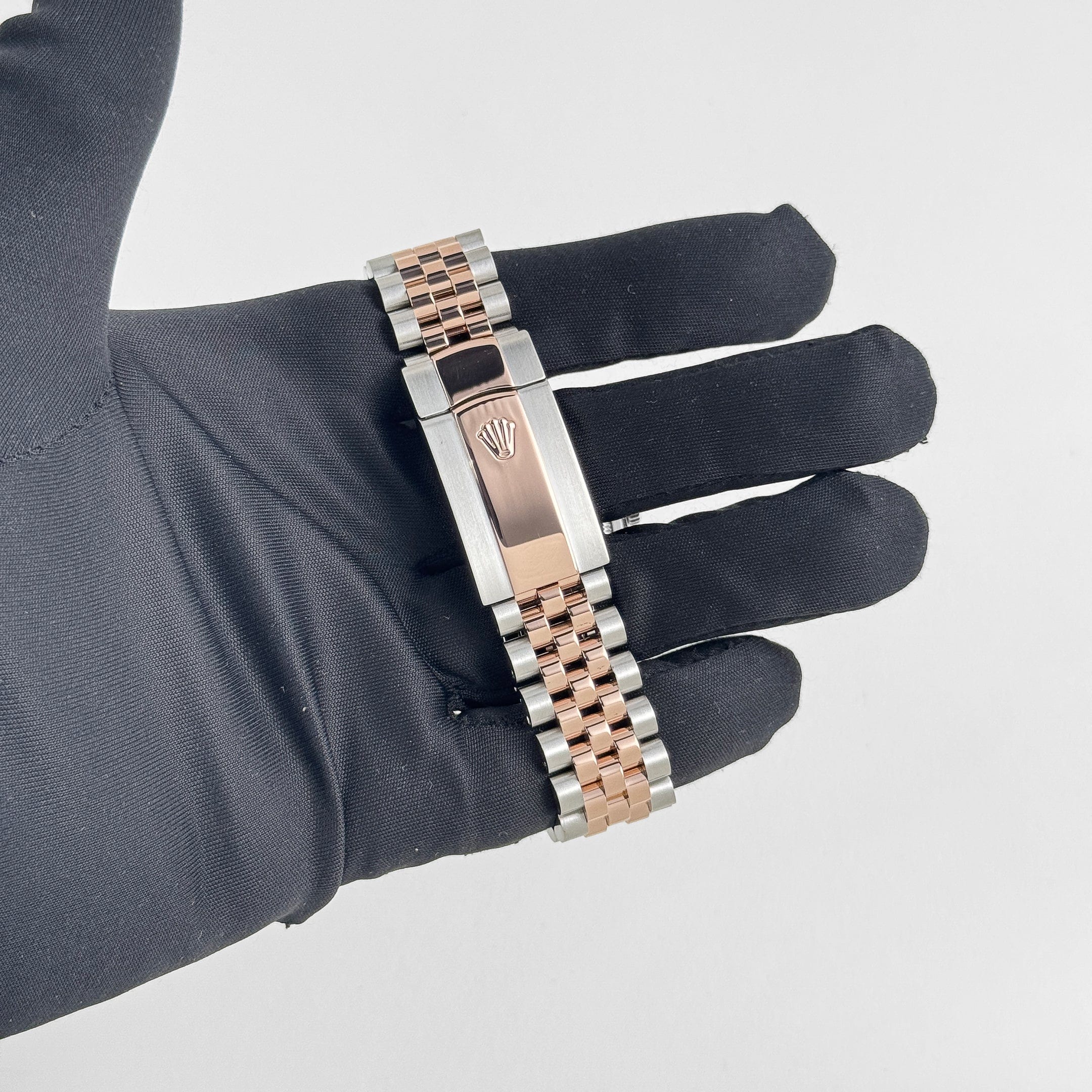 Rolex Datejust 36 126231 Rose Gold Stainless Steel Black Diamond Dial (2019) - Image 12