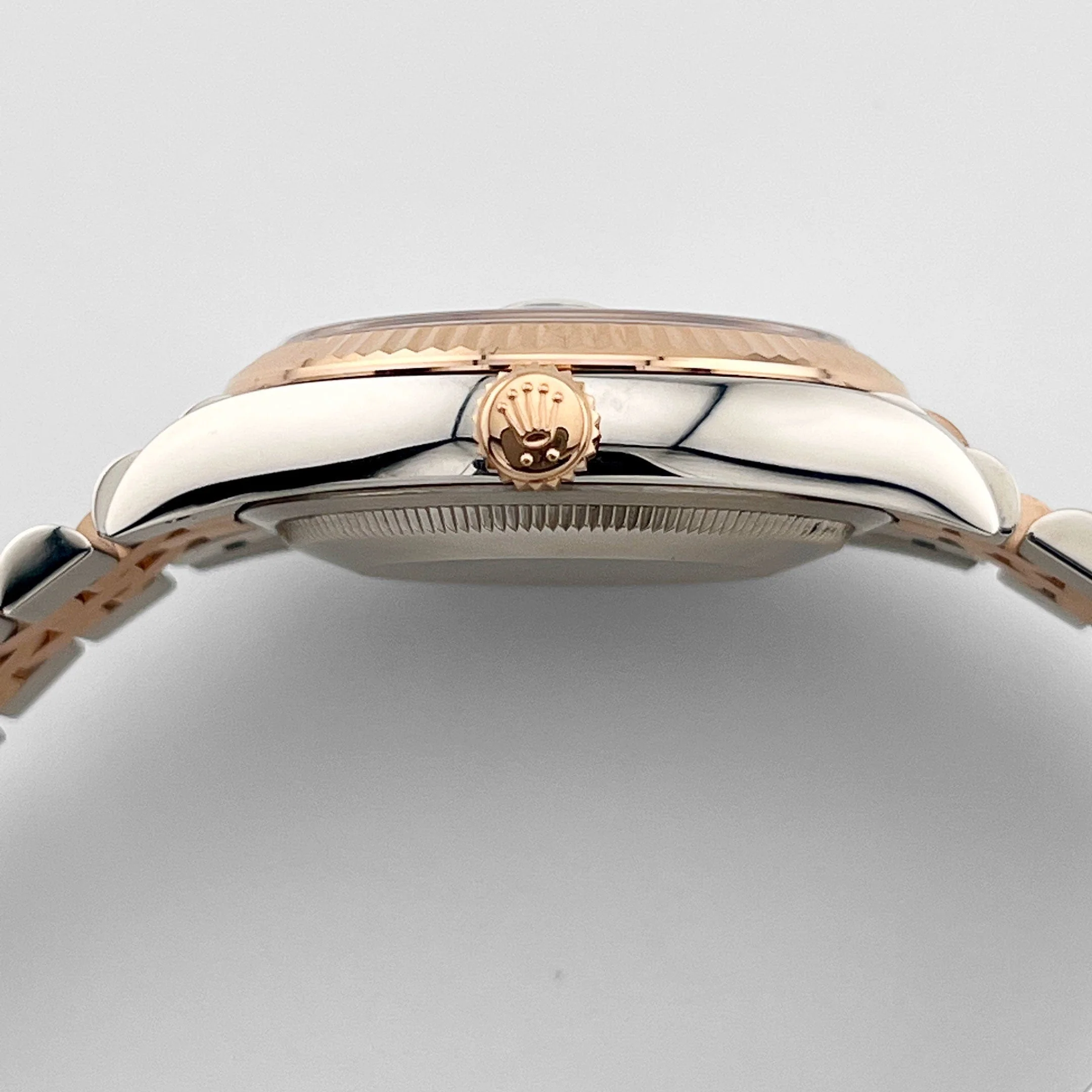 Rolex Datejust 36 126231 Rose Gold Stainless Steel Dark Rhodium Roman Numerals Diamond Dial Jubilee (2020) - Image 16