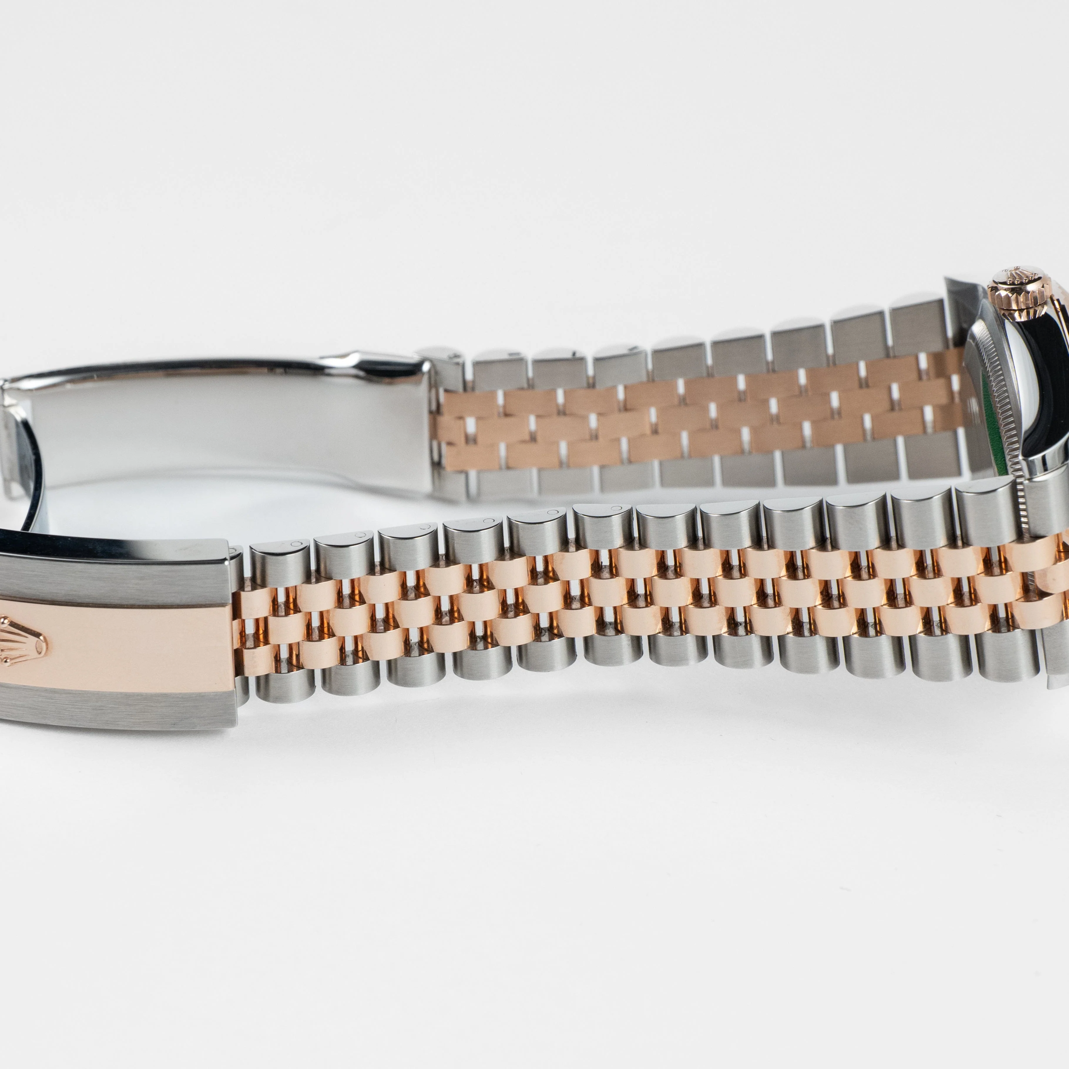 Rolex Datejust 36 126231 Rose Gold Stainless Steel Slate Motif Diamond Dial (2023) - Image 11