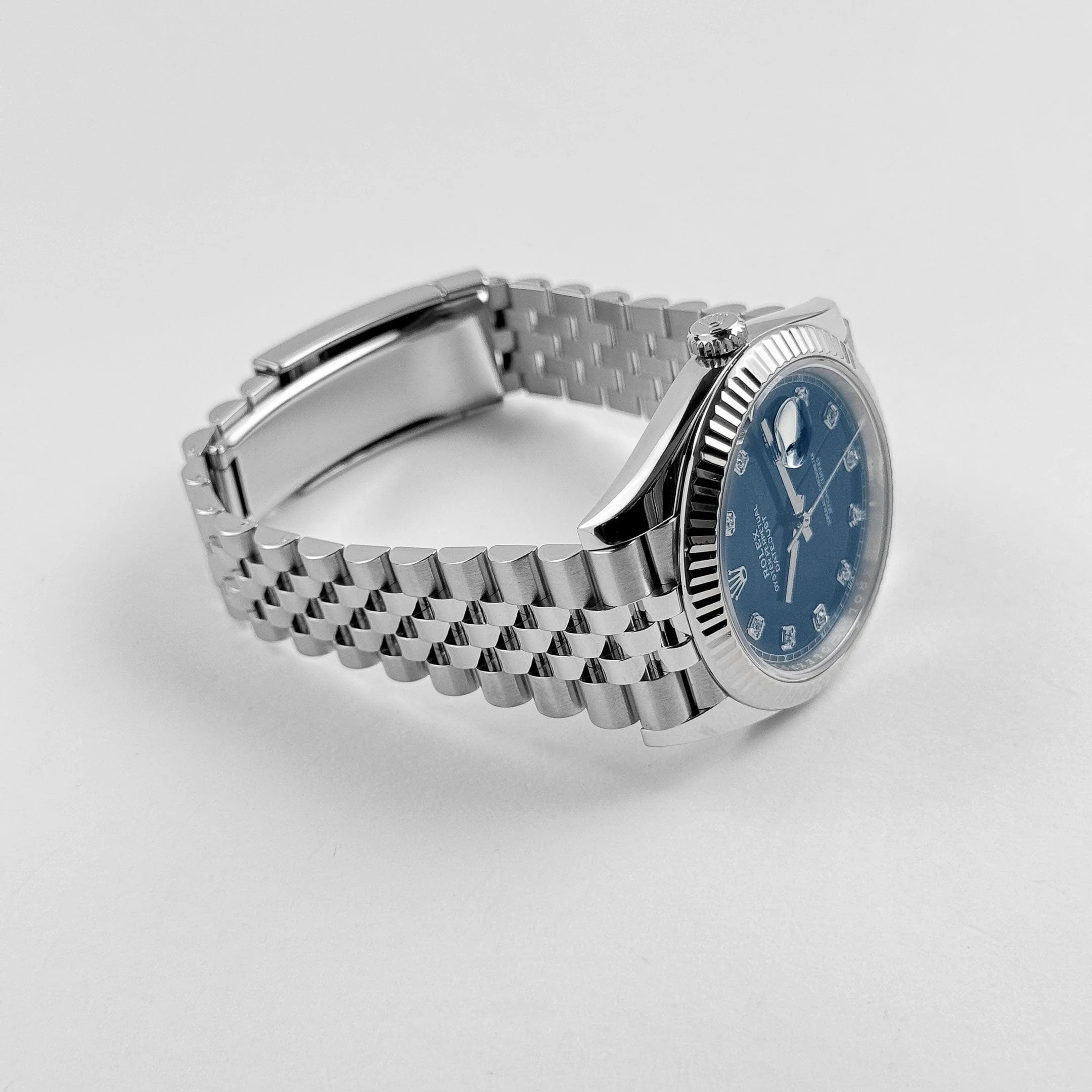 Rolex Datejust 41 126334 Stainless Steel Blue Diamond Dial Jubilee (2021) - Image 5